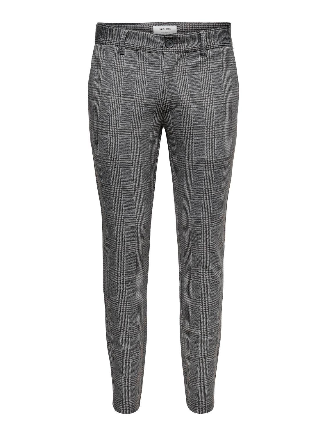 Only & Sons ONSMARK TAP PANT CHECK GD 8649 NOOS - Black Black 00098712-EKA26011400000174