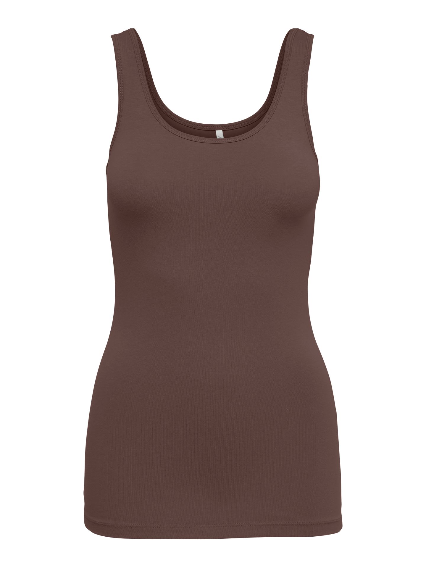 Only ONLLIVE LOVE S/L TANK TOP NOOS - Chocolate Martini Chocolate Martini 00099686-EKA26011400001219