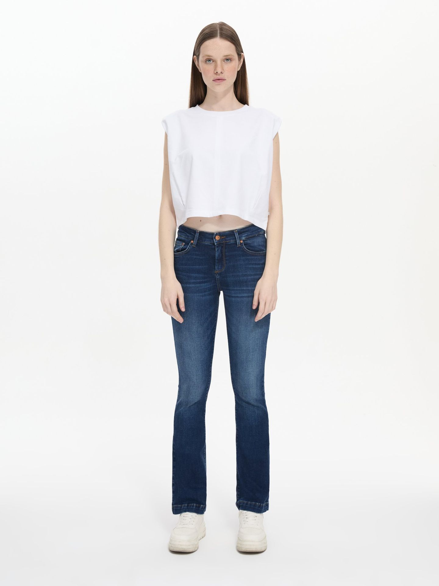 Ltb jeans Fallon 54100 Morna undamaged Donker Denim 2900133145792
