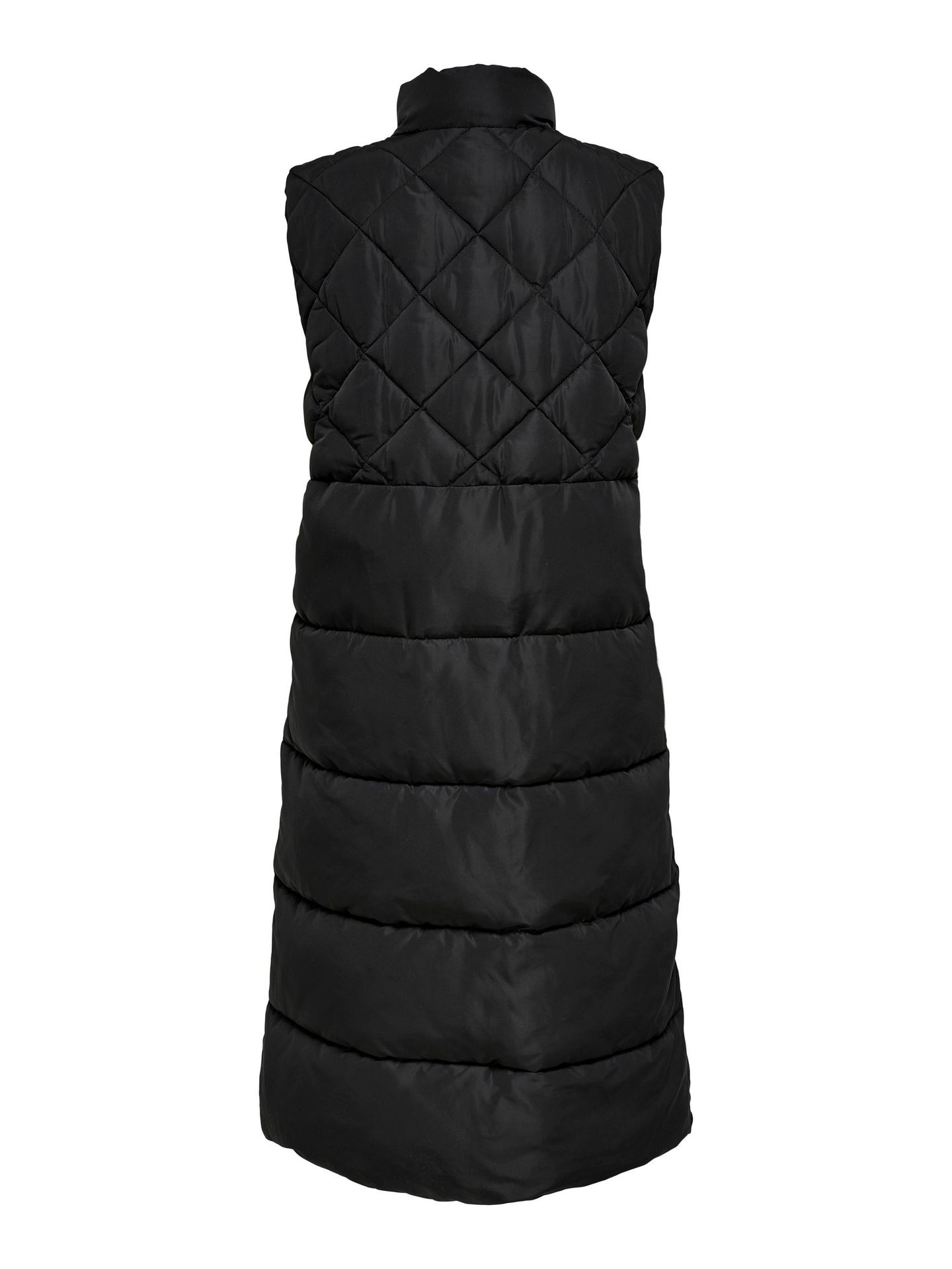 Only ONLSTACY QUILTED LONG WAISTCOAT OTW - Black Black 00101760-EKA26011400000004