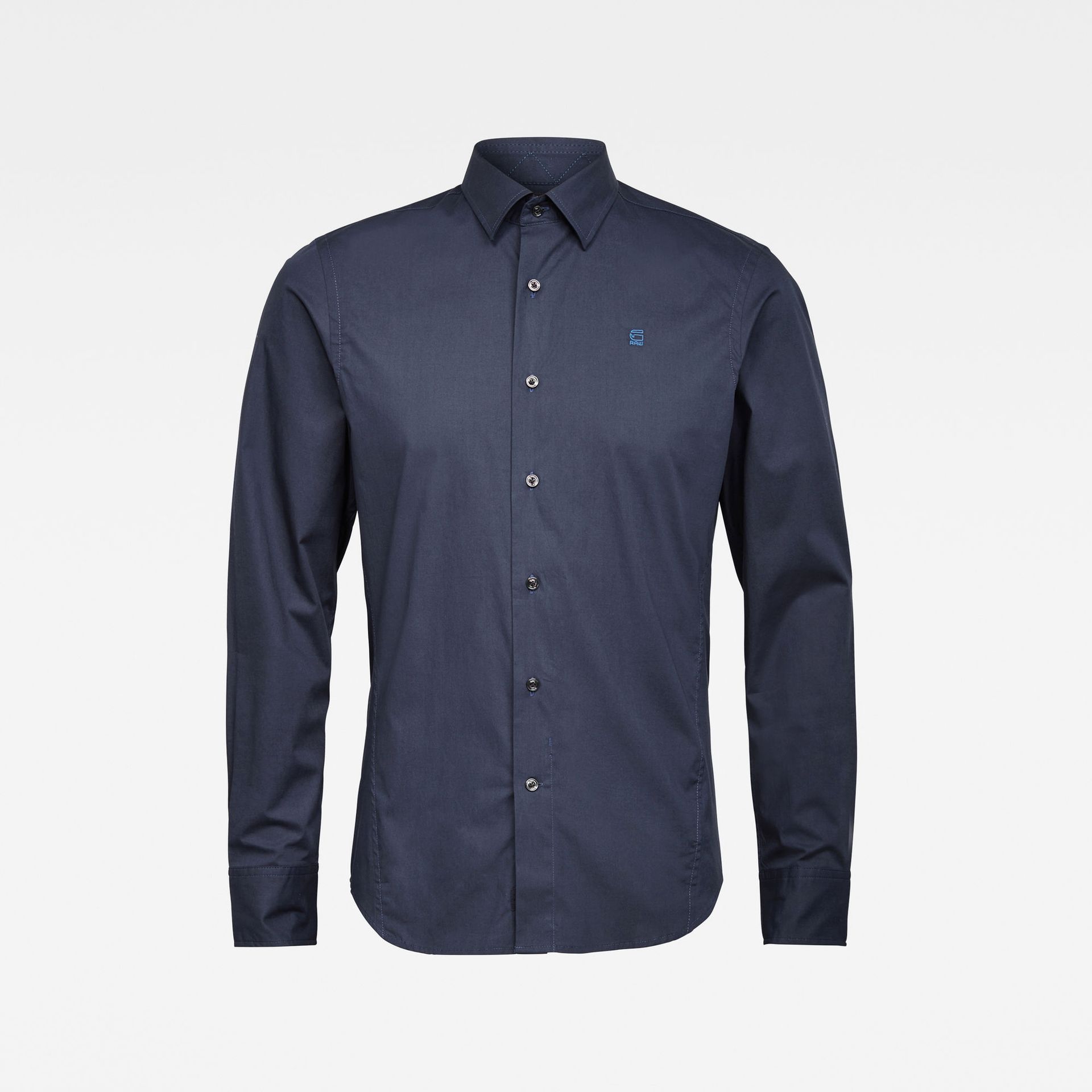 G-star Raw Dressed super slim shirt l\s 4213 - 4213 mazarine  4213 mazarine blue 2900134778081