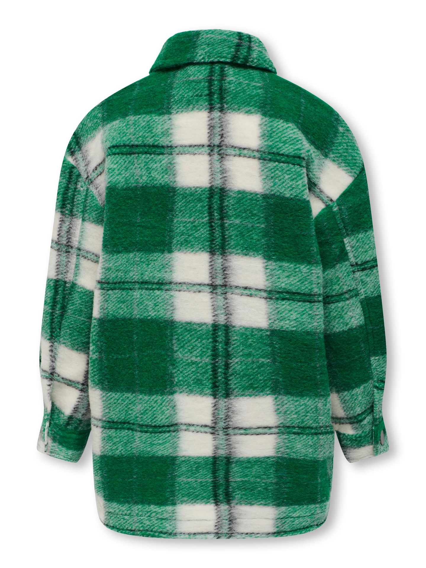 Kids Only KOGNEWANDREA LONG SHACKET CP OTW Green Bee/Cloud Dancer/Black 2900134927014