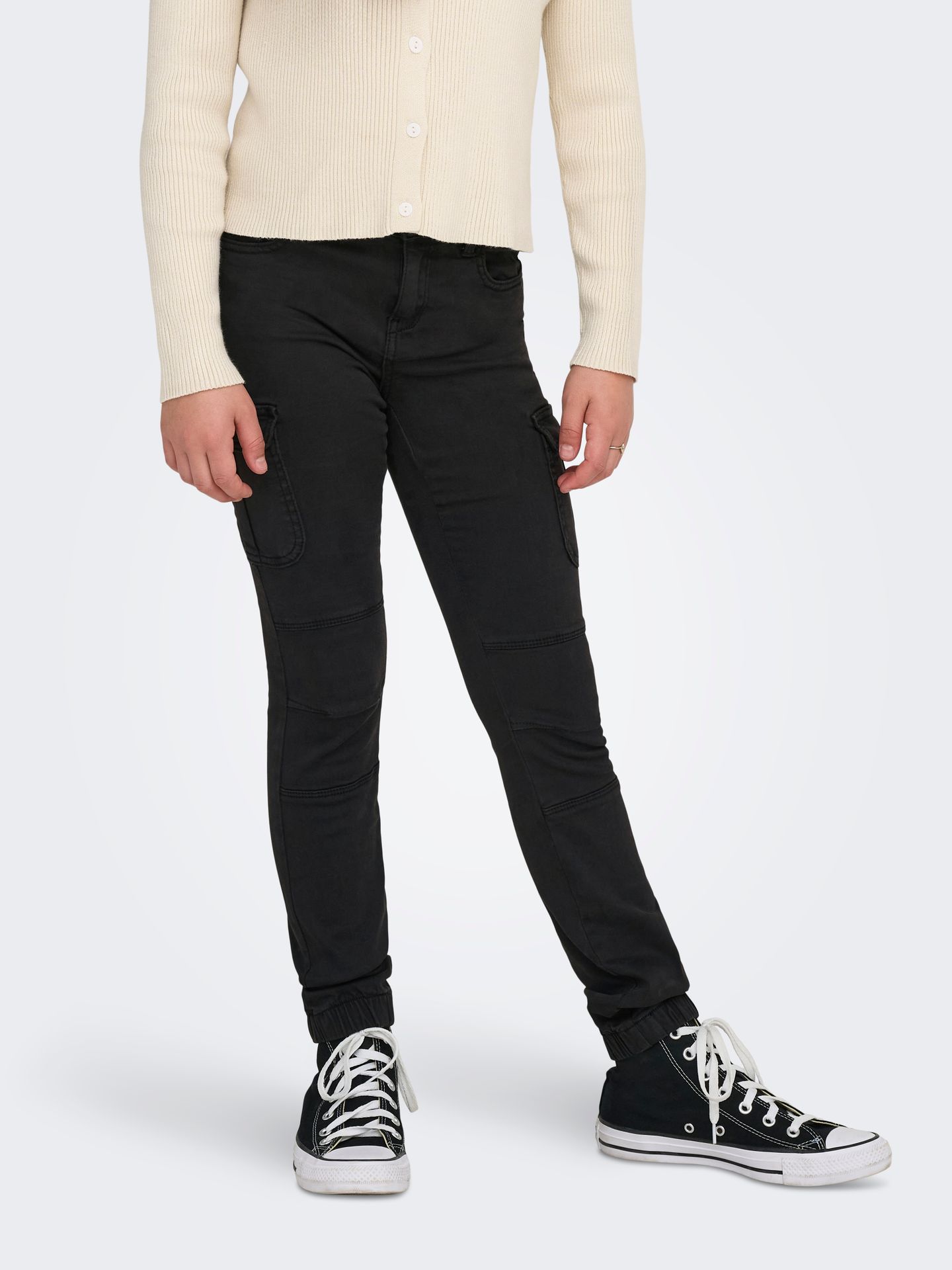 Kids Only KOGMISSOURI REG LIFE CARGO PNT NOOS Black 00101943-EKA26011400000004