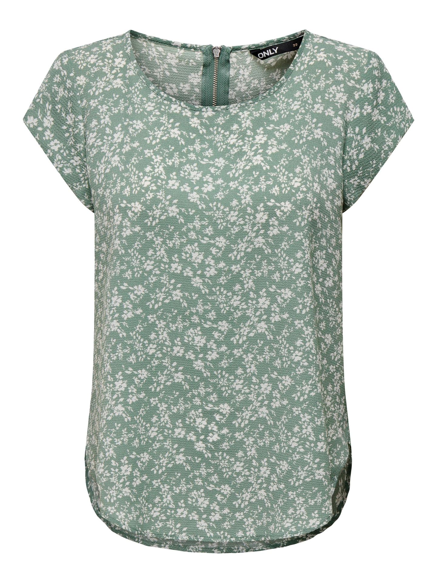 Only ONLVIC S/S AOP TOP NOOS PTM Lily Pad/Emma mono flower 2900134987056