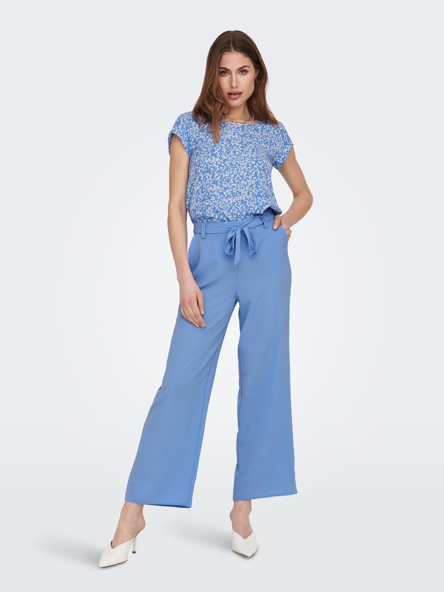 Only ONLVIC S/S AOP TOP NOOS PTM Marina/Happy ditsy 2900137332013