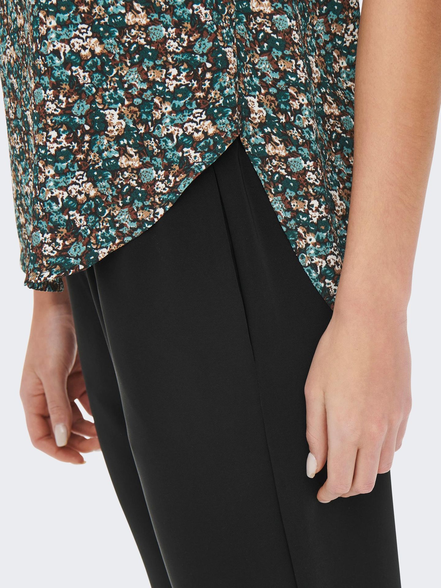 Only ONLVIC S/S AOP TOP NOOS PTM Balsam Green/FALL DITSY 2900140014012