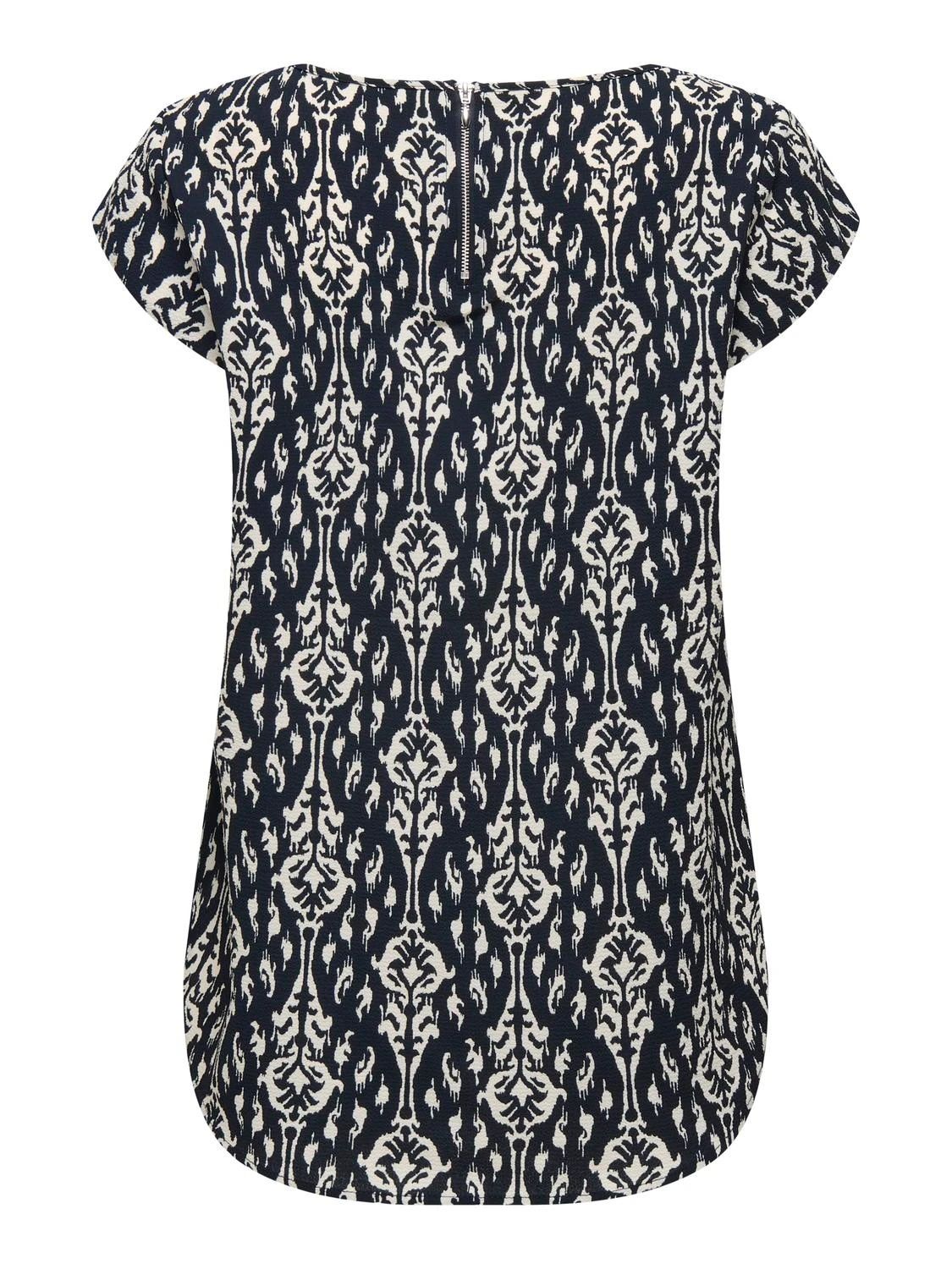 Only ONLVIC S/S AOP TOP NOOS PTM Total Eclipse/Felina simple etchnic 2900154333031