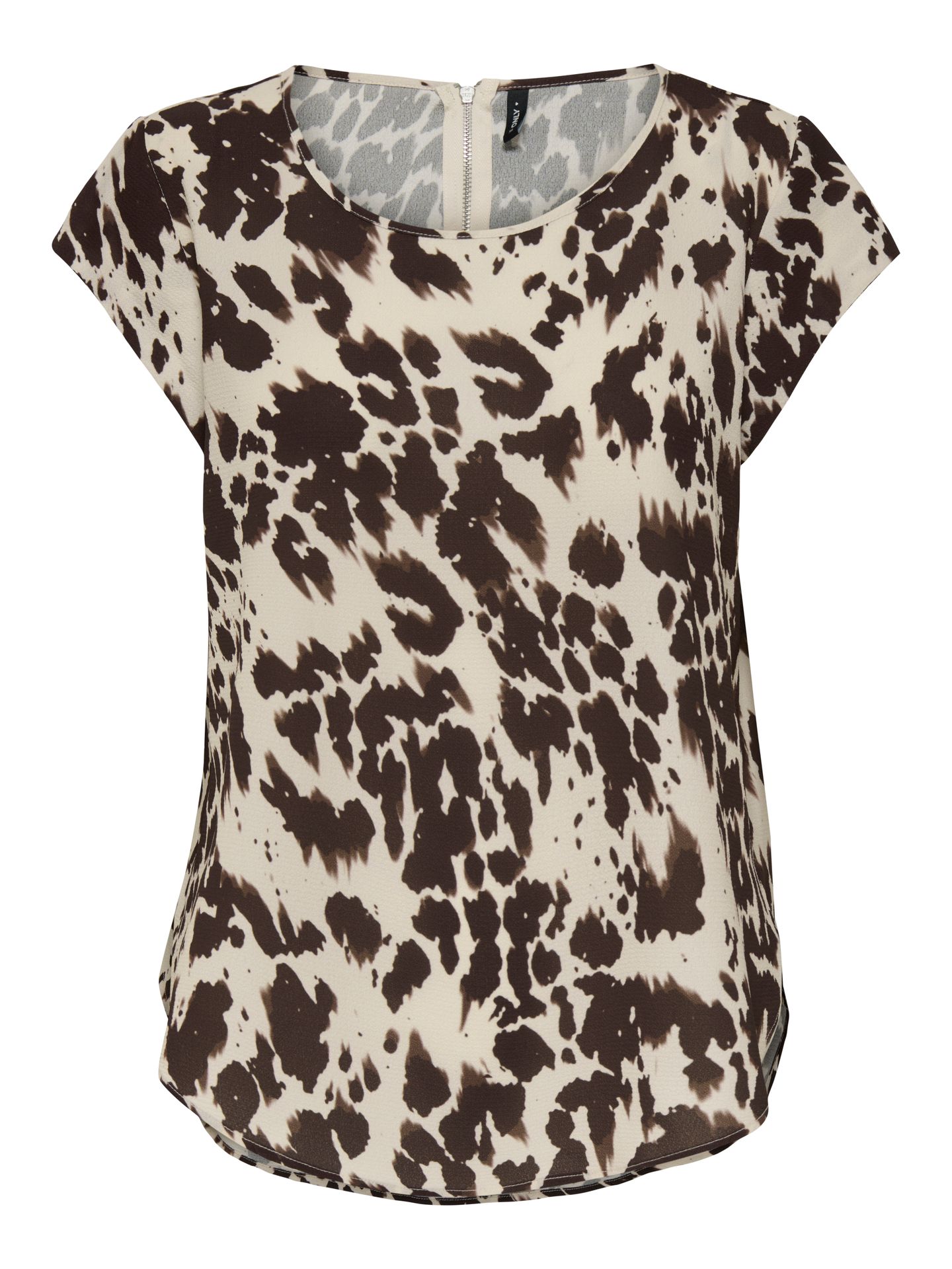 Only ONLVIC S/S AOP TOP NOOS PTM Black/Splassed cow 00101962-EKA26011400003026