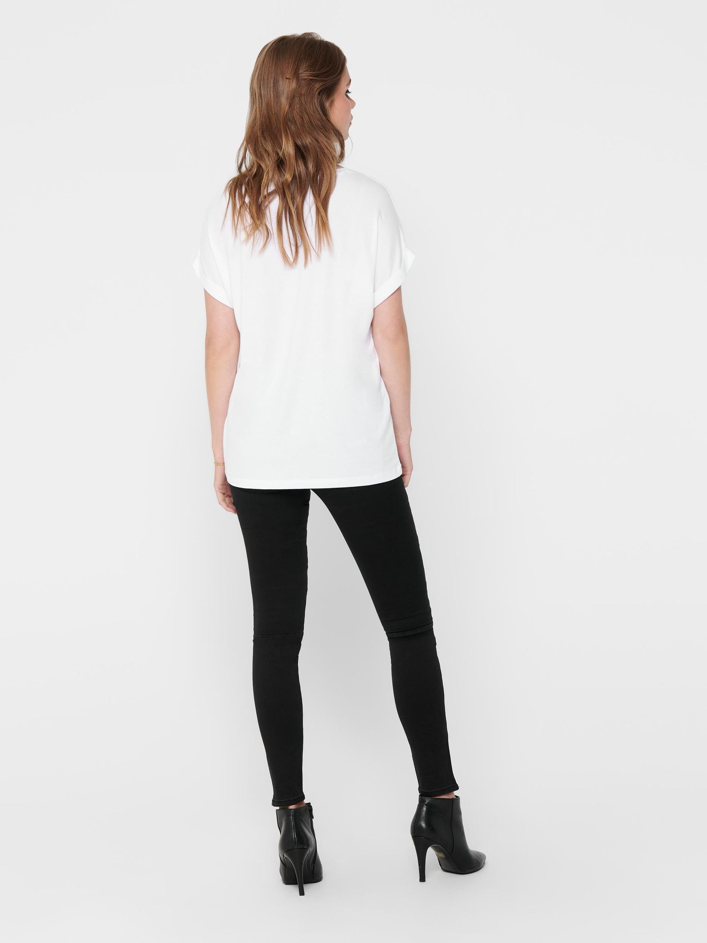 Only ONLMOSTER S/S O-NECK TOP NOOS JRS White 2900135081067