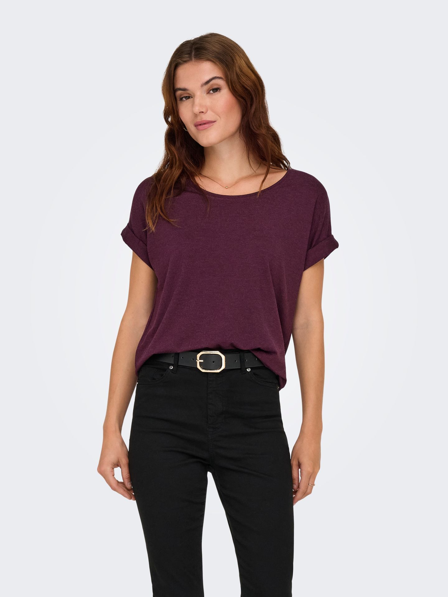 Only ONLMOSTER S/S O-NECK TOP NOOS JRS Winetasting 2900167570041