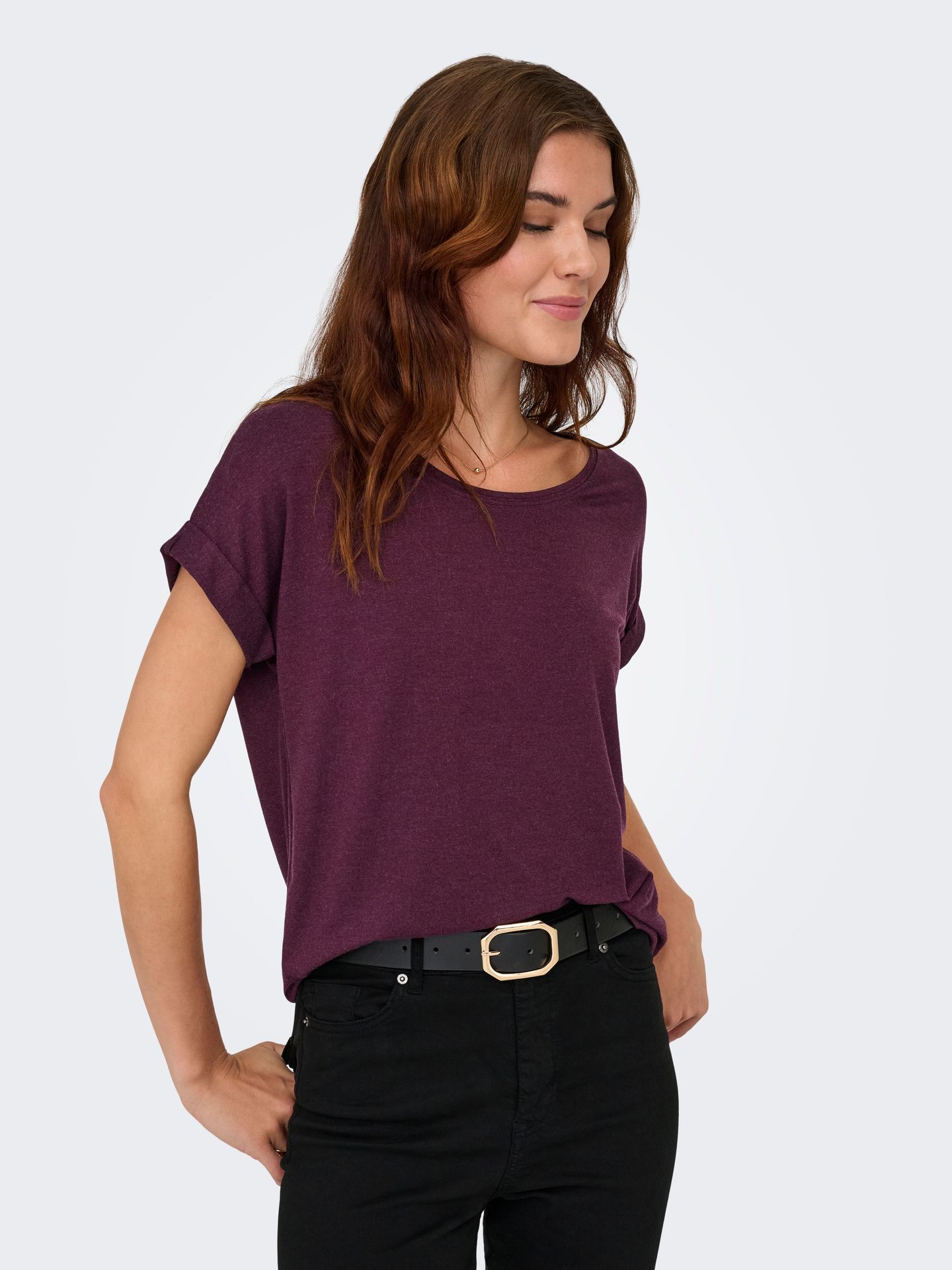 Only ONLMOSTER S/S O-NECK TOP NOOS JRS Winetasting 2900167570041