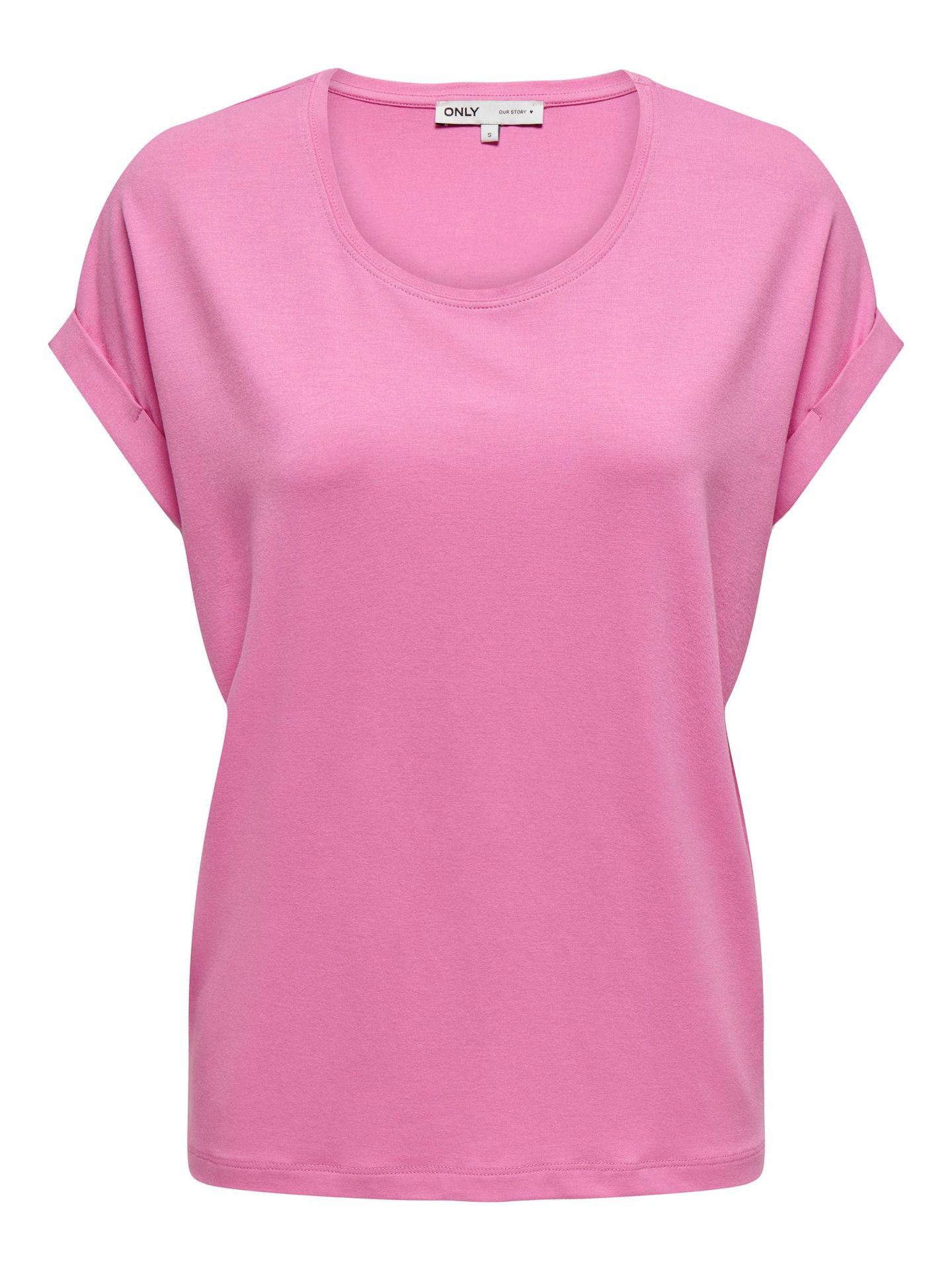 Only ONLMOSTER S/S O-NECK TOP NOOS JRS Fuchsia Pink 00101963-EKA26011400001577