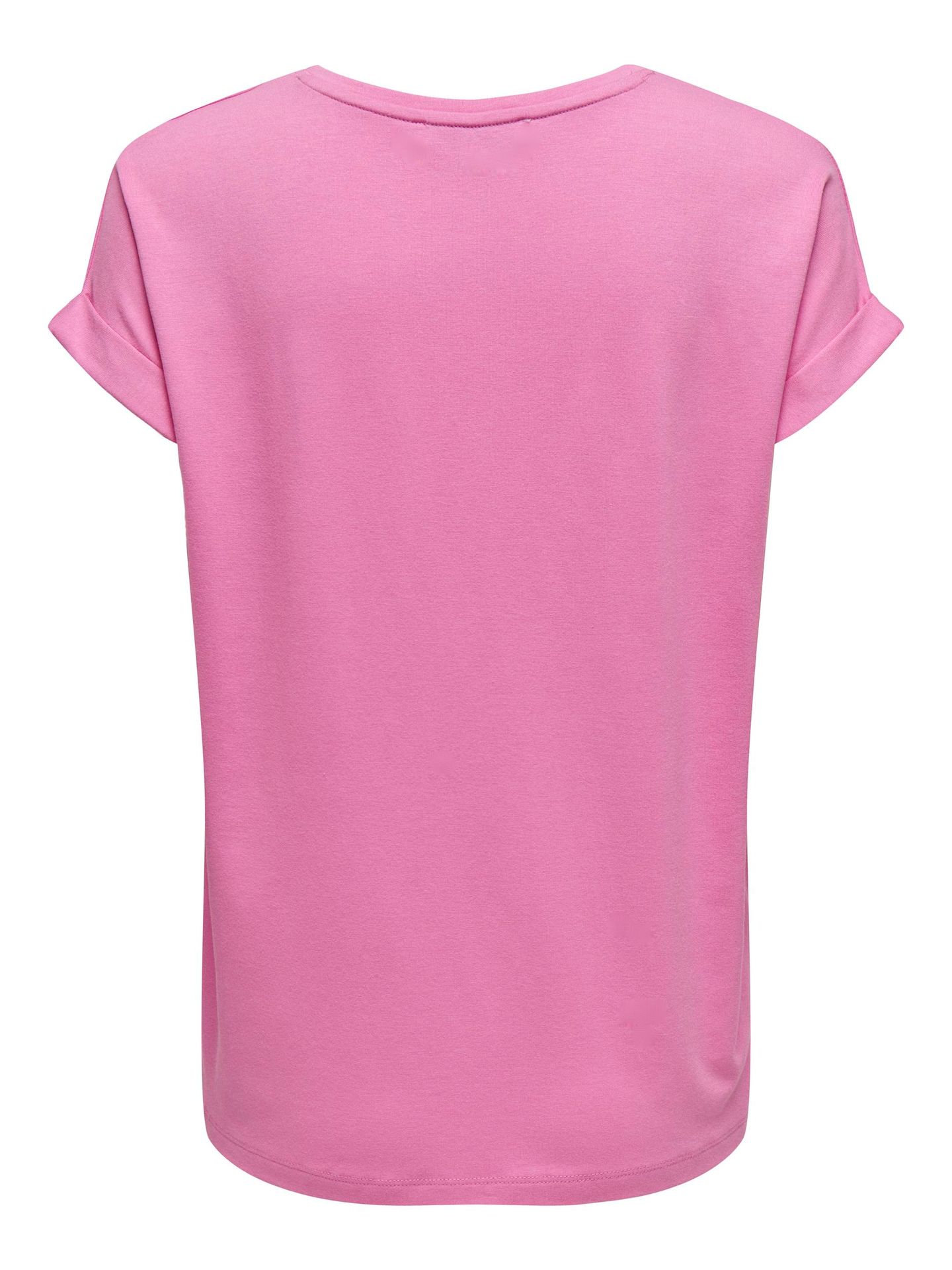 Only ONLMOSTER S/S O-NECK TOP NOOS JRS Fuchsia Pink 2900145698040