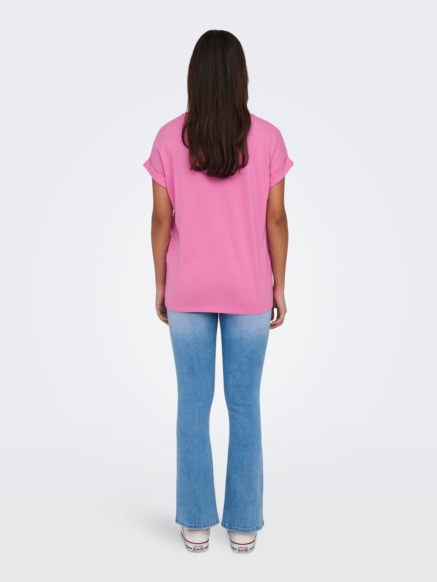 Only ONLMOSTER S/S O-NECK TOP NOOS JRS Fuchsia Pink 2900145698040