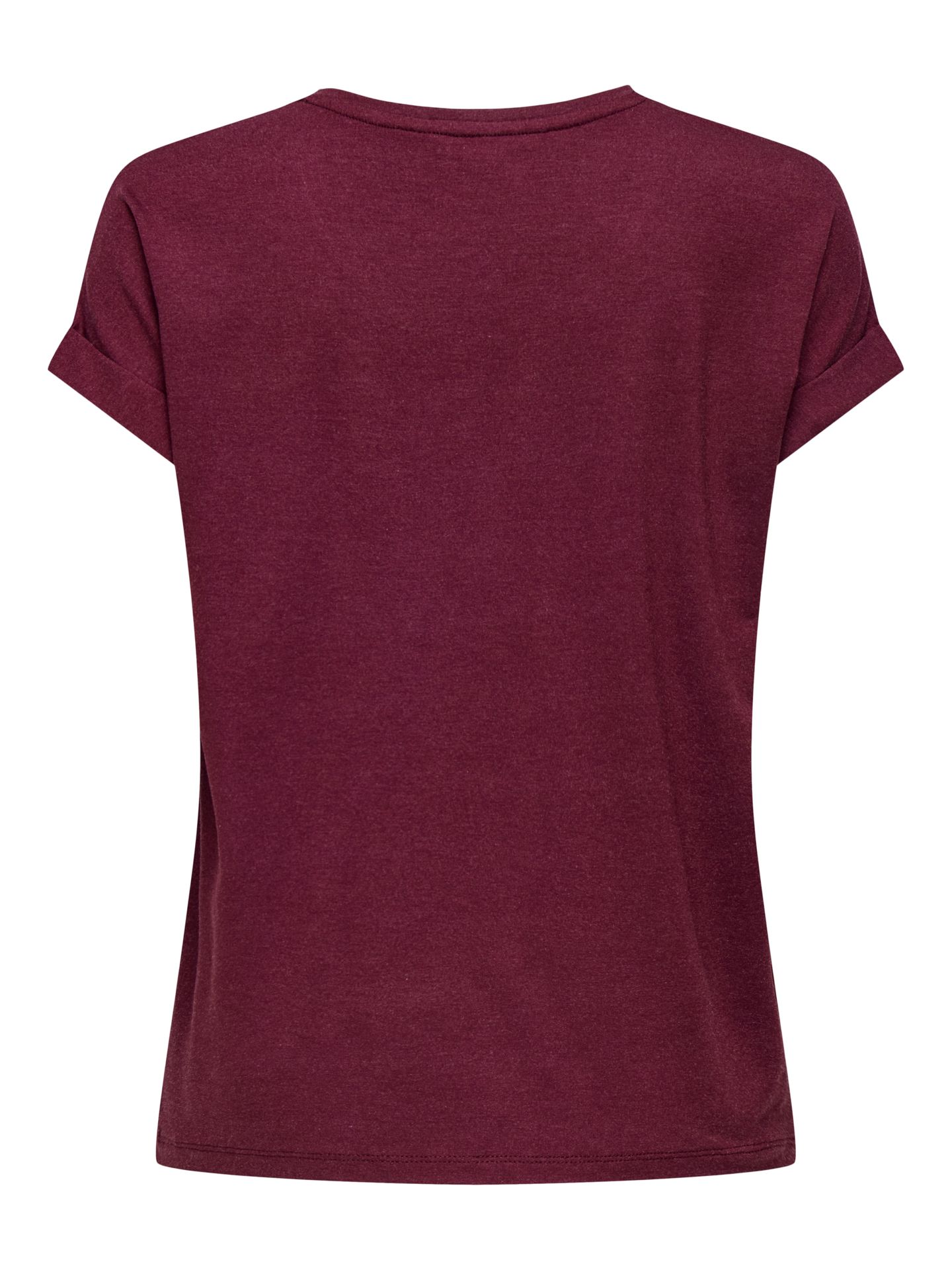 Only ONLMOSTER S/S O-NECK TOP NOOS JRS Burgundy 2900157571058