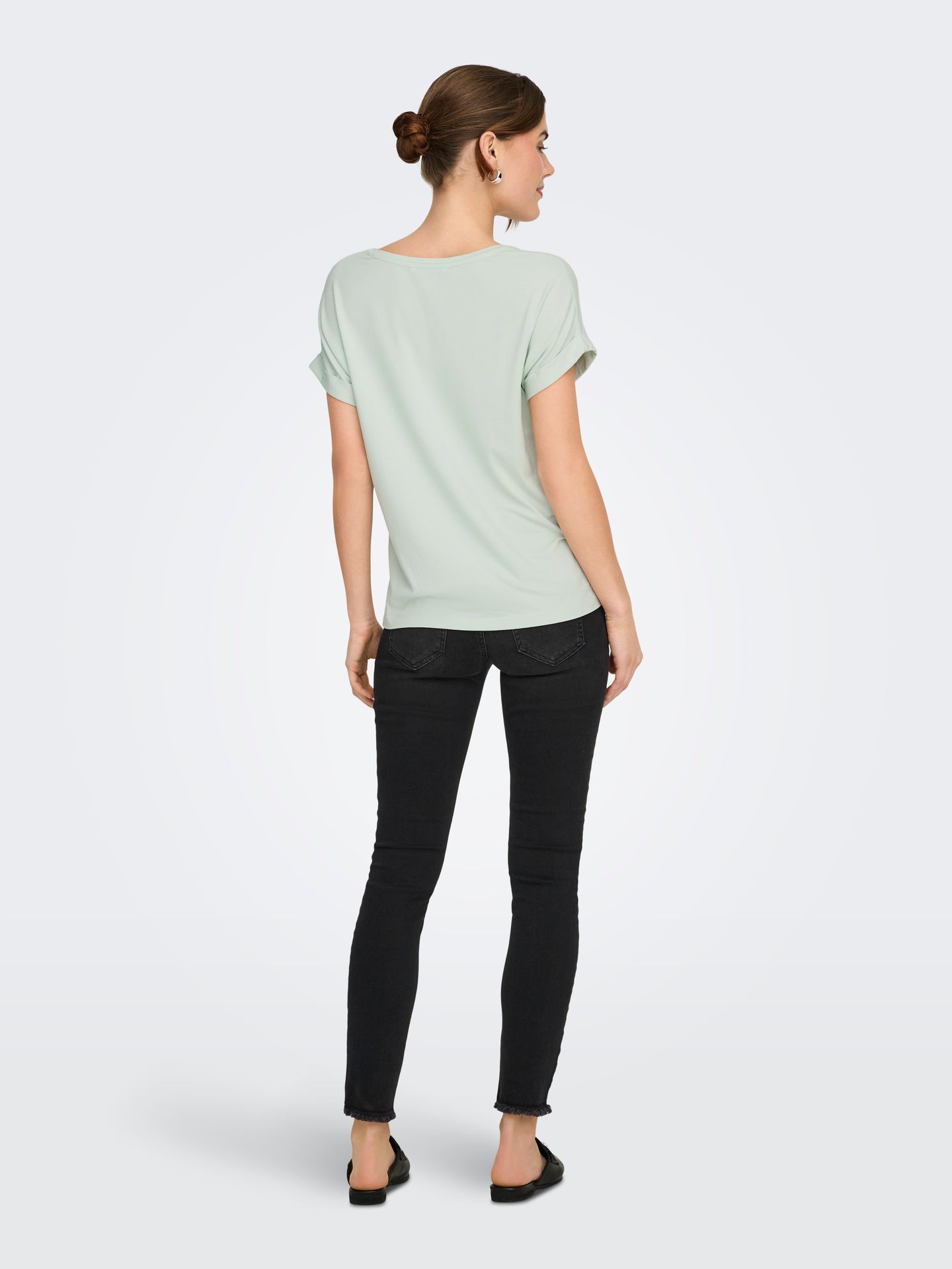 Only ONLMOSTER S/S O-NECK TOP NOOS JRS Green Lily 2900162811057