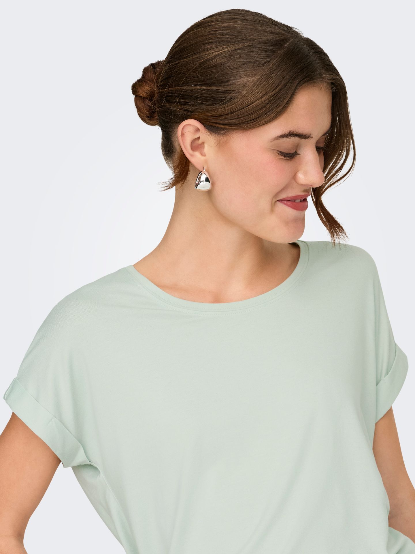 Only ONLMOSTER S/S O-NECK TOP NOOS JRS Green Lily 2900162811057