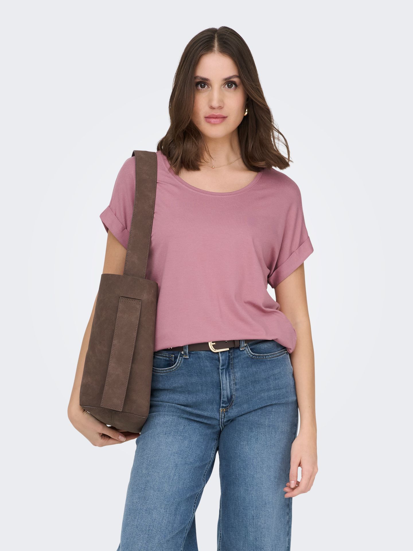 Only ONLMOSTER S/S O-NECK TOP NOOS JRS Nostalgia Rose 2900162813013