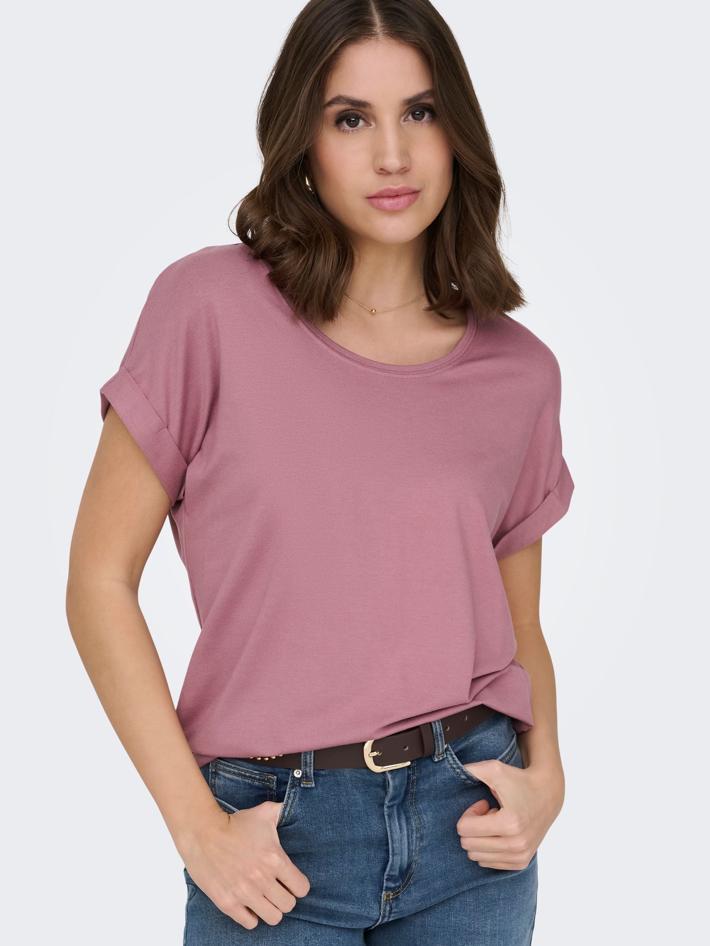 Only ONLMOSTER S/S O-NECK TOP NOOS JRS Nostalgia Rose 2900162813013