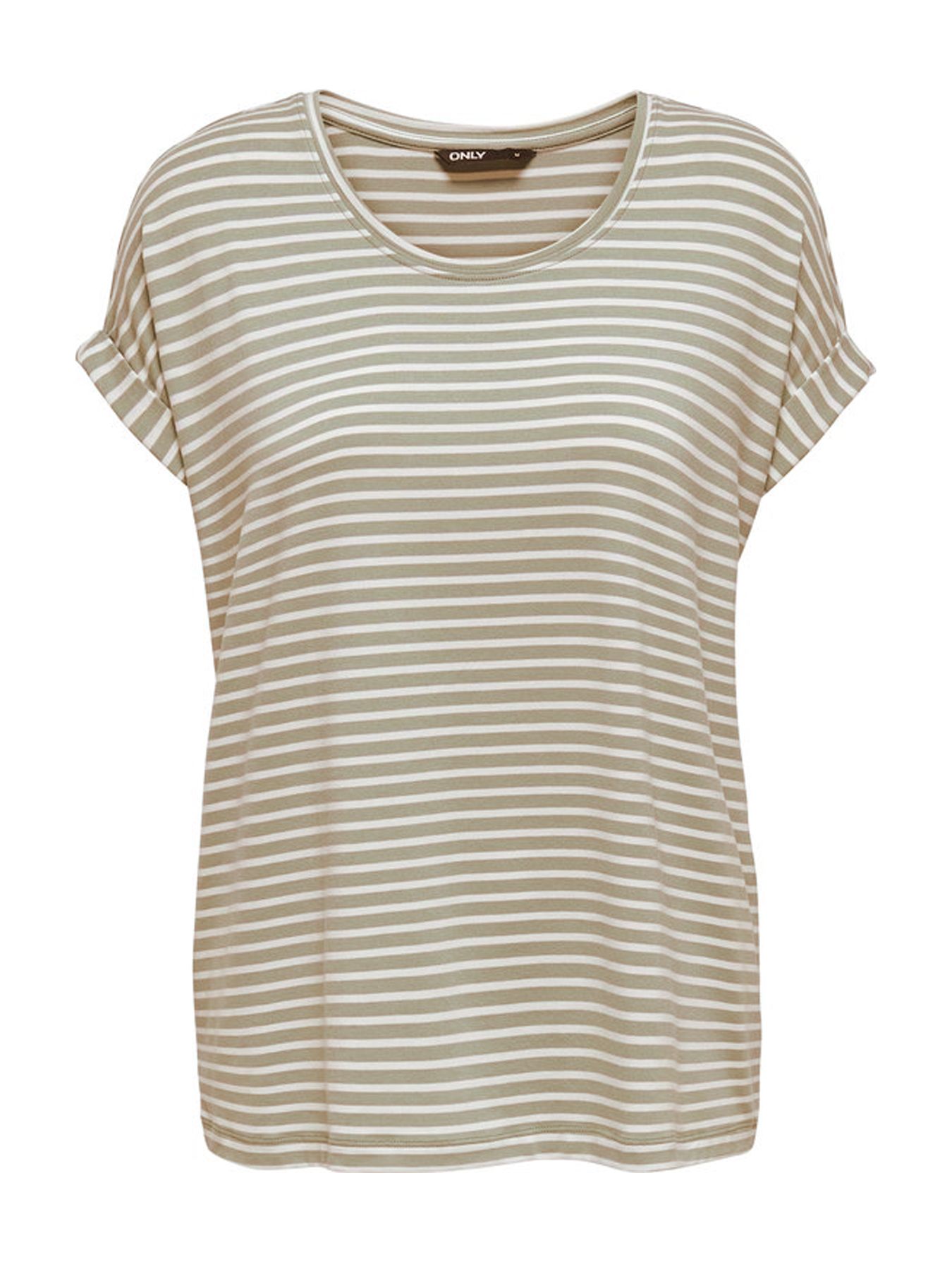 Only ONLMOSTER STRIPE S/S O-NECK TOP JRS Etherea/MELANGE 2900162572064