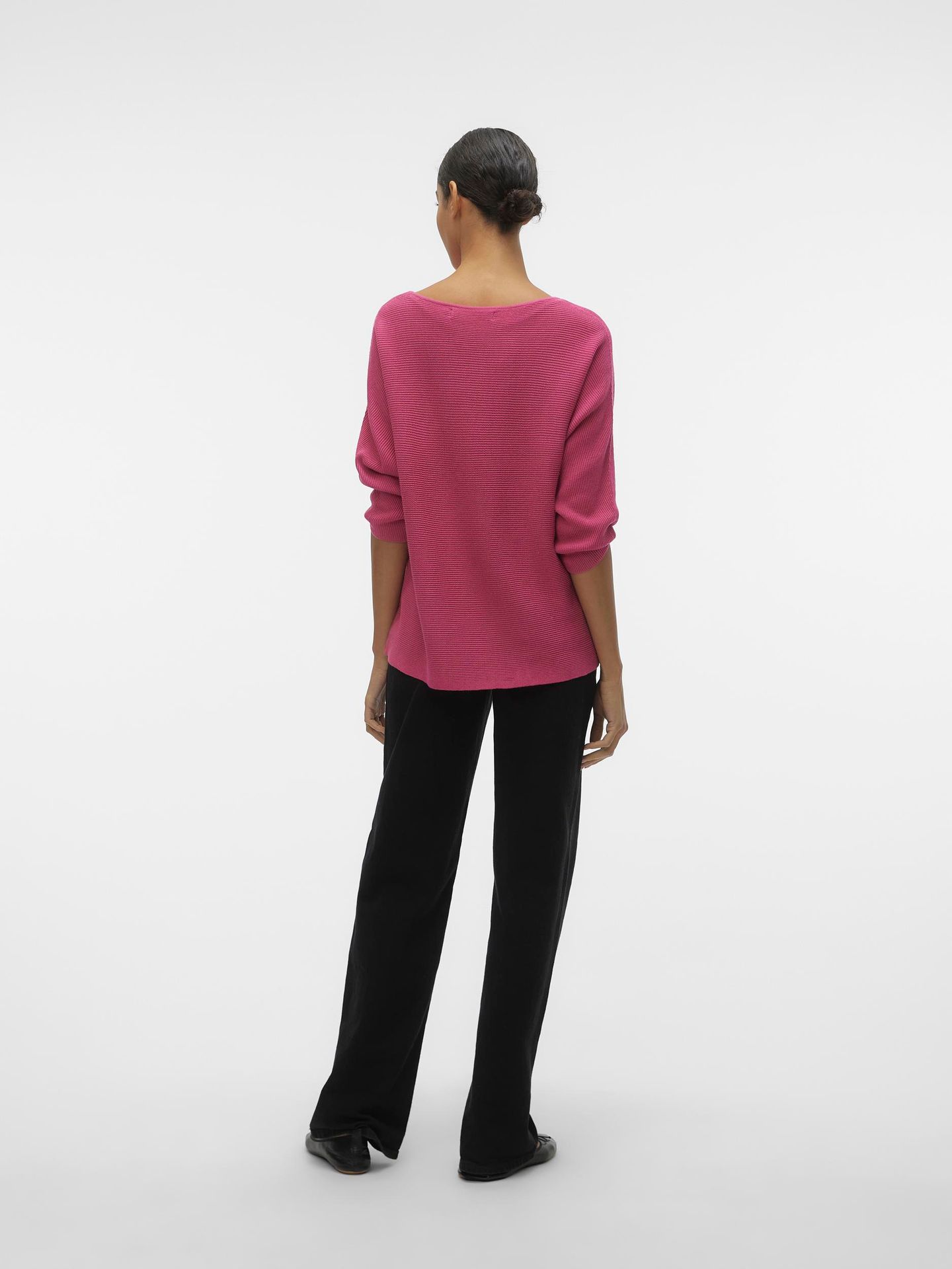 Vero Moda VMNORA 3/4 BOATNECK BLOUSE  NOOS Raspberry Sorbet/IMMA 2900144919030 Vero Moda VMNORA 3/4 BOATNECK BLOUSE  NOOS Raspberry Sorbet/IMMA 2900144919030