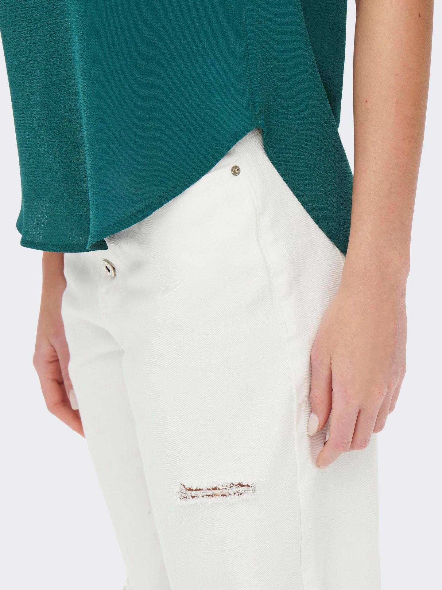 Only ONLVIC S/S SOLID TOP NOOS PTM Deep Teal 2900138004018