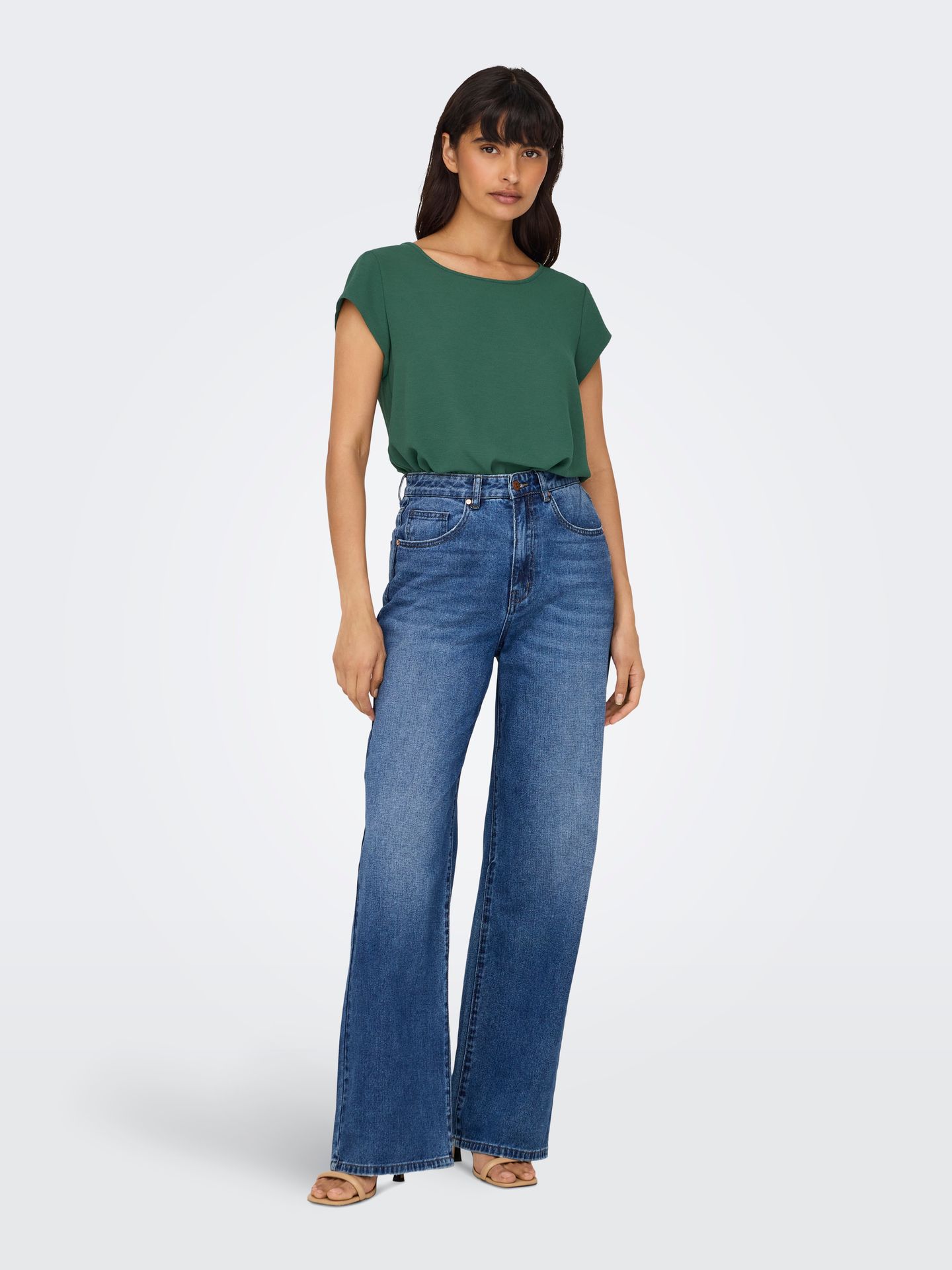 Only ONLVIC S/S SOLID TOP NOOS PTM Sycamore 2900149510034