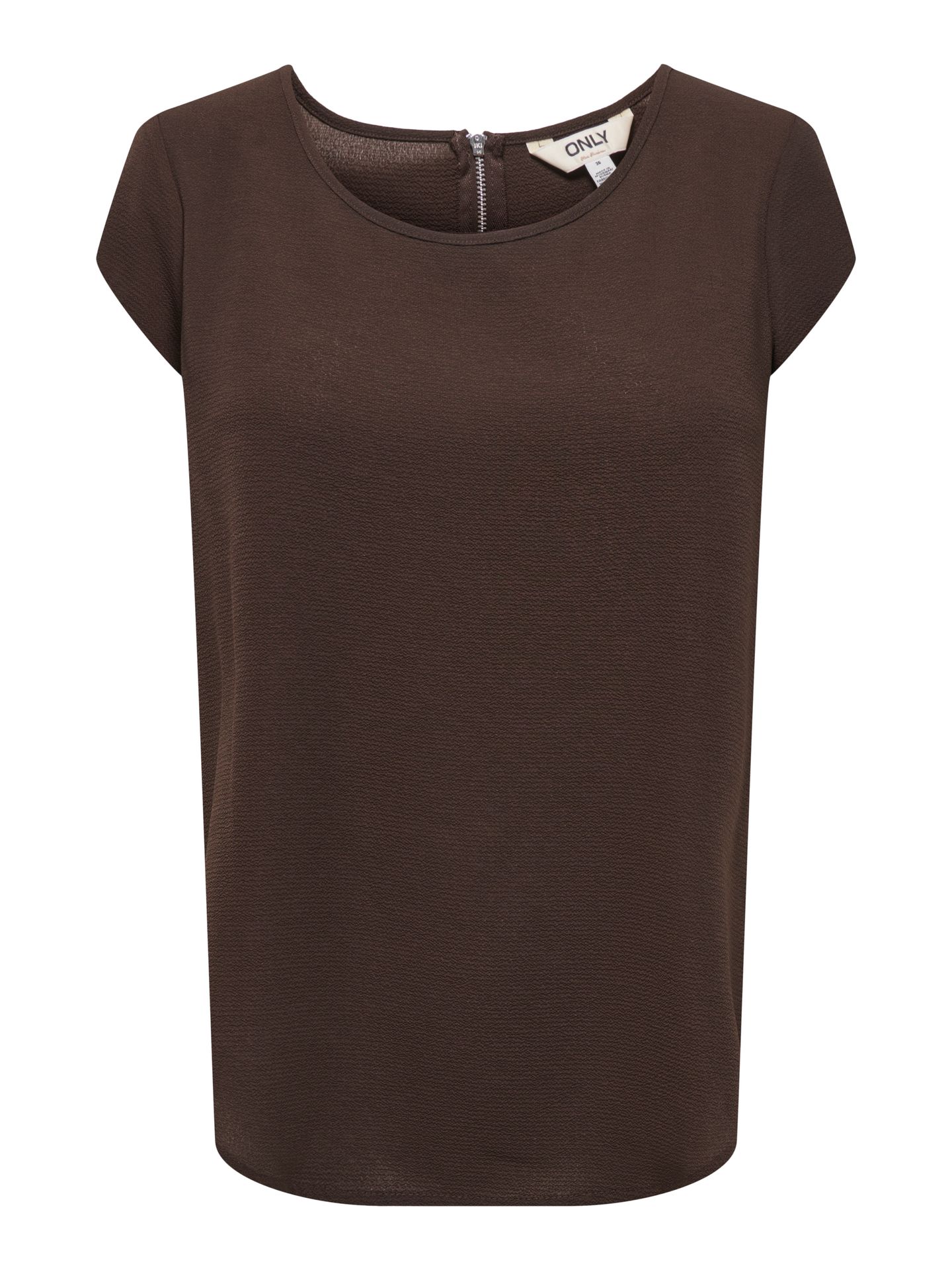 Only ONLVIC S/S SOLID TOP NOOS PTM Coffee Bean 00101974-EKA26011400003147
