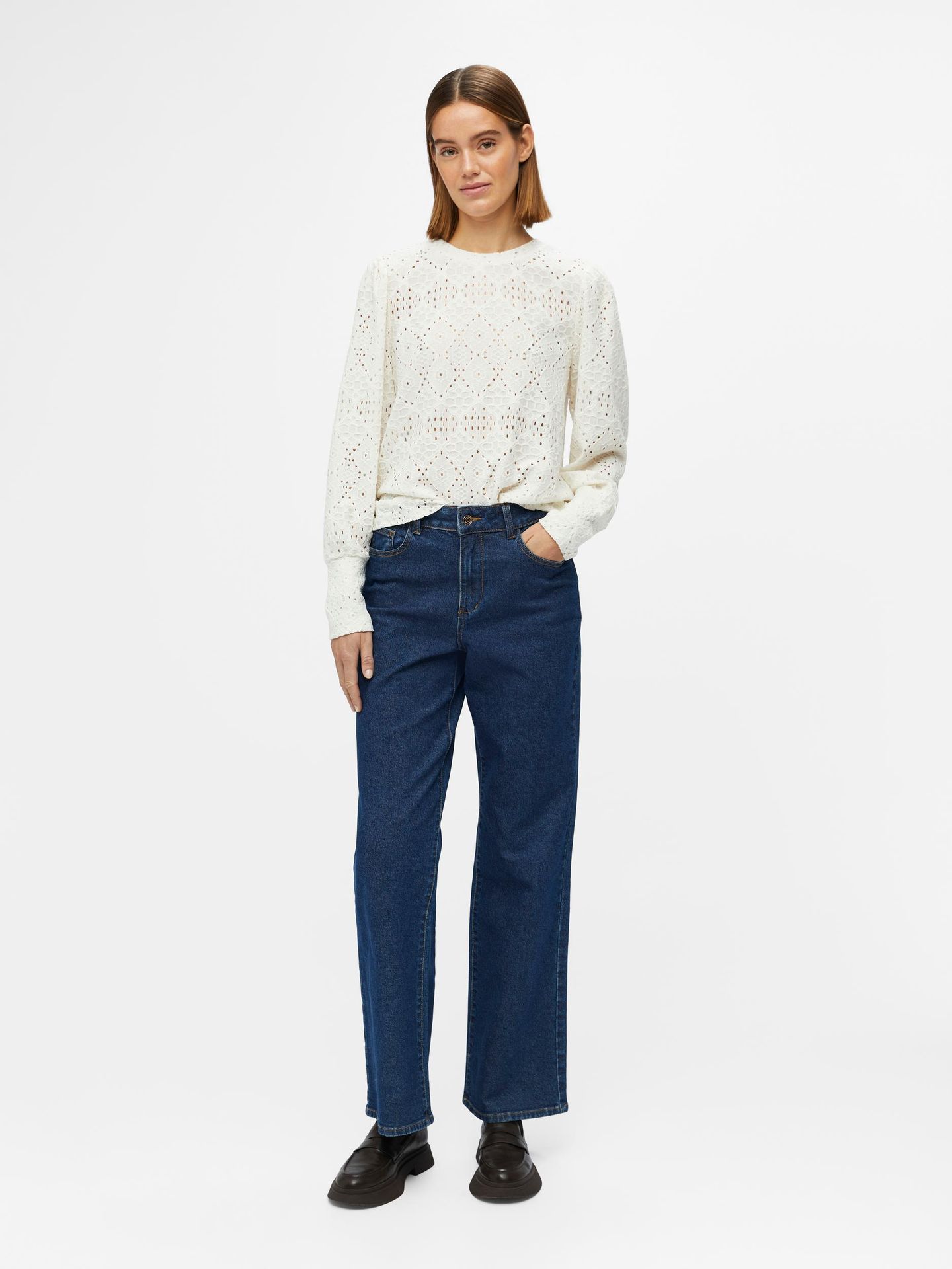 Object OBJFEODORA L/S TOP NOOS Cloud Dancer 2900135064039