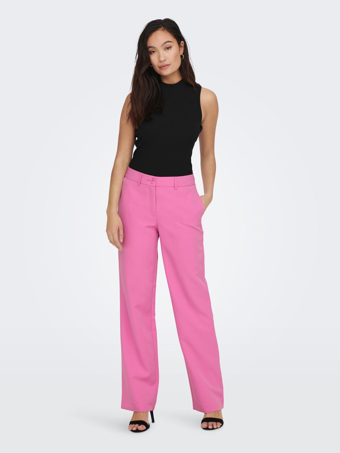 Only ONLLANA-BERRY MID STRAIGHT PANT TLR Fuchsia Pink 00101999-EKA26011400001577