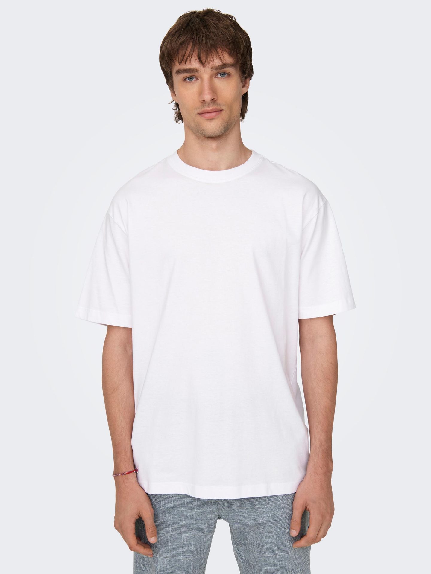 Only & Sons ONSFRED RLX SS TEE NOOS Bright White 2900139017024