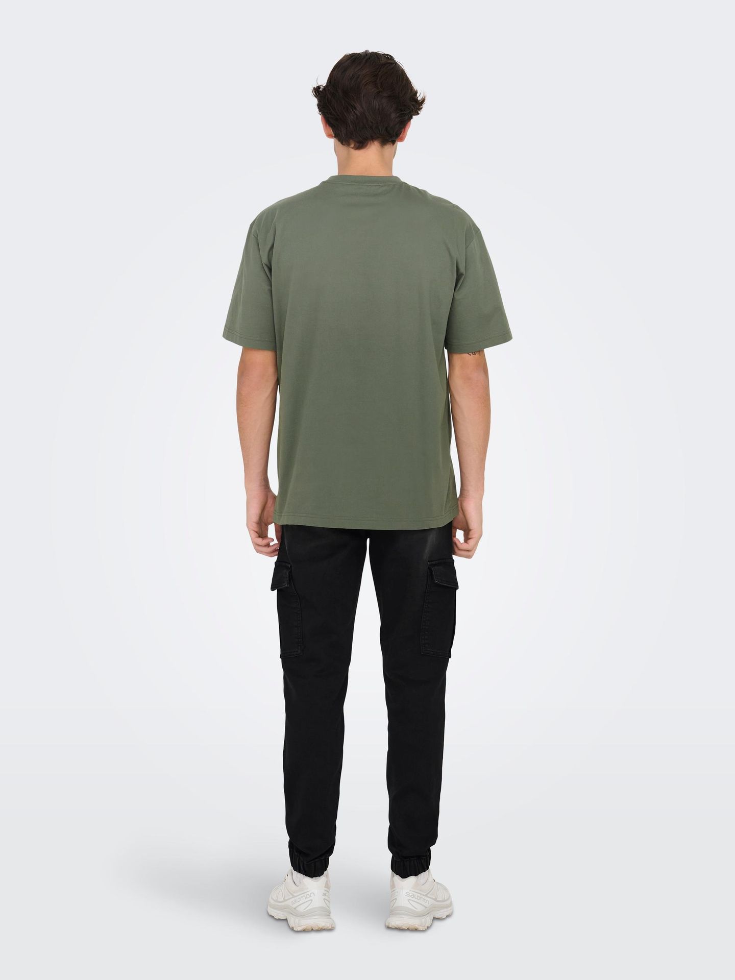 Only & Sons ONSFRED RLX SS TEE NOOS Castor Gray 2900145000034