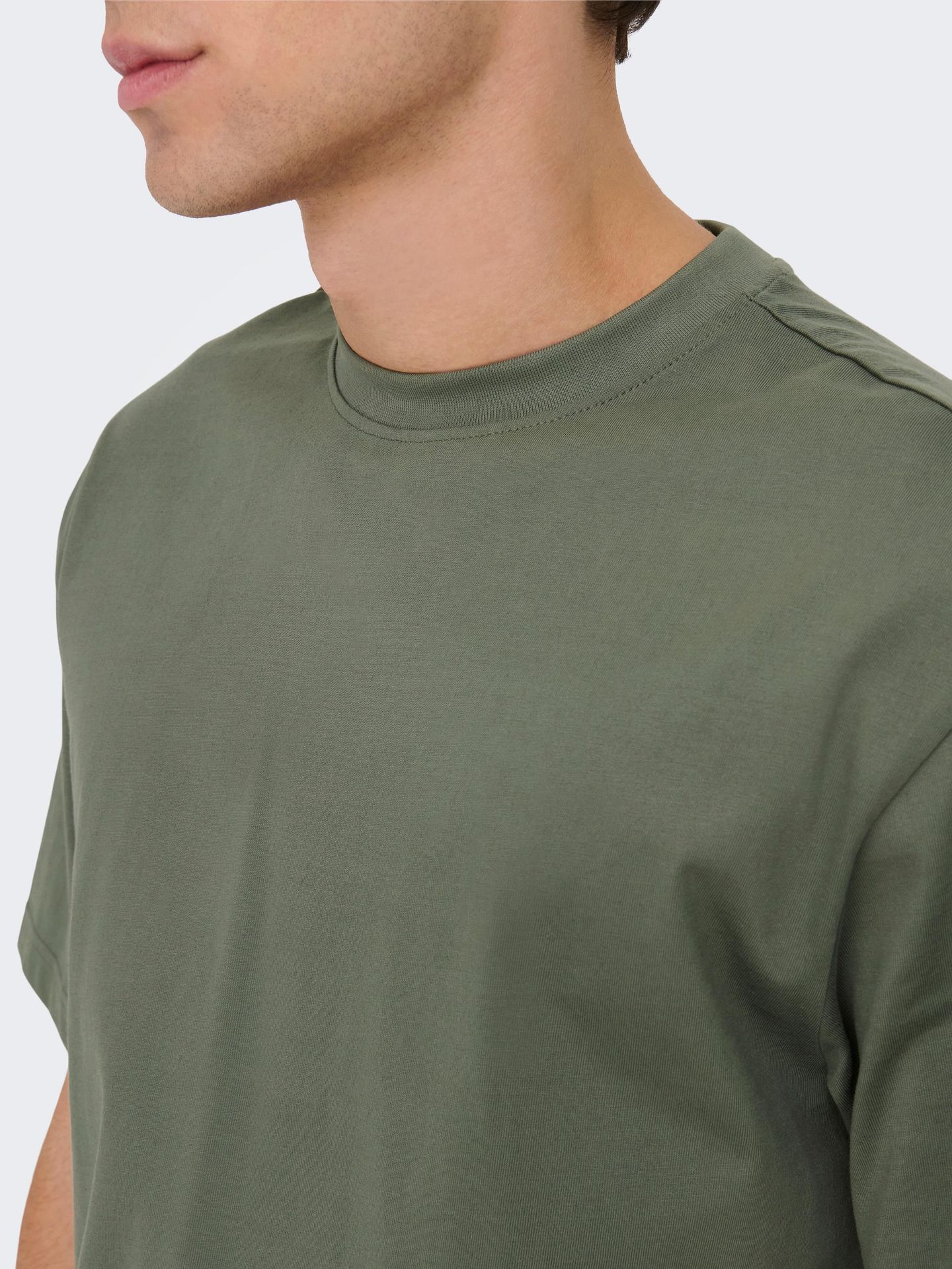 Only & Sons ONSFRED RLX SS TEE NOOS Castor Gray 2900145000034