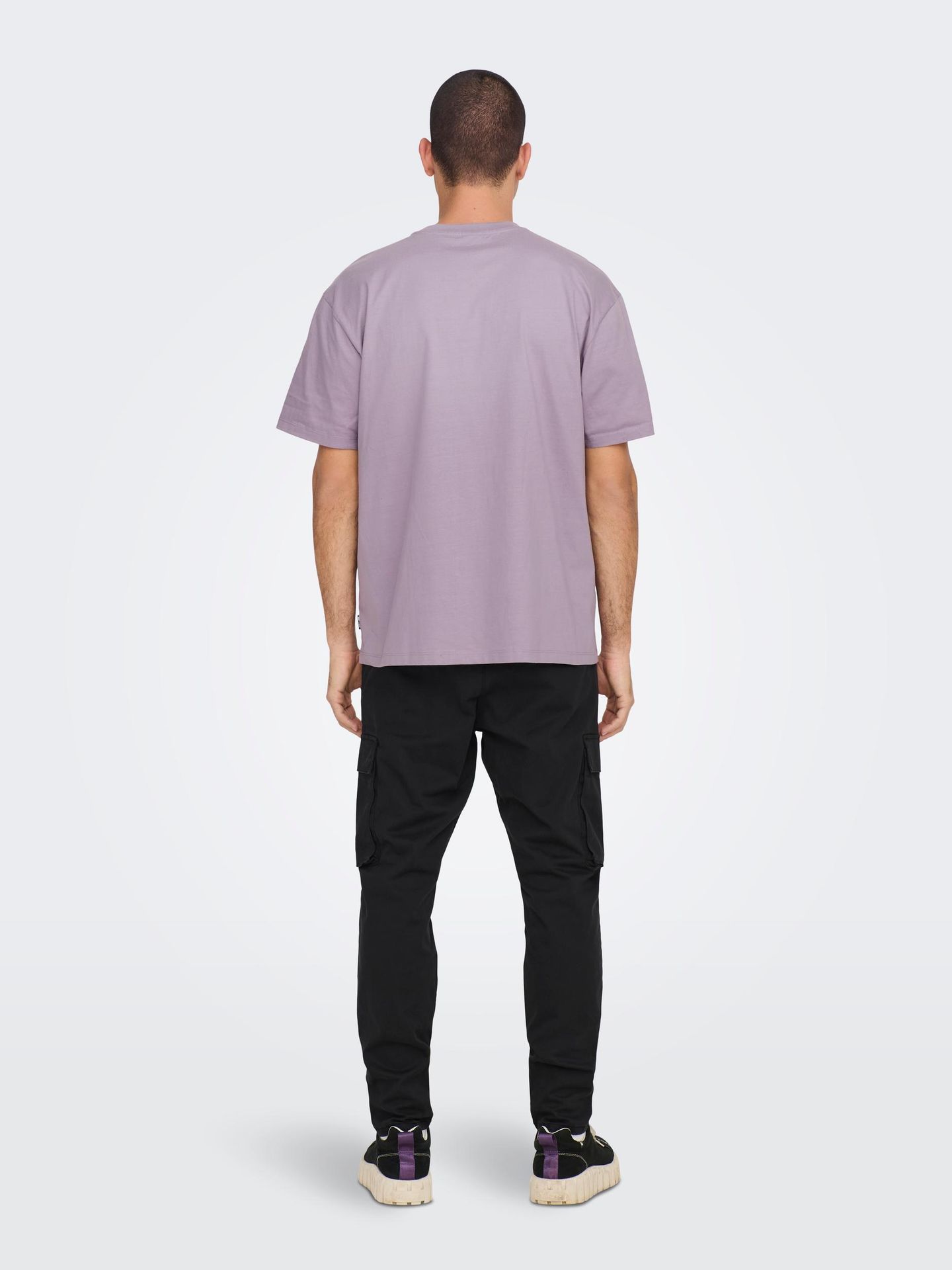 Only & Sons ONSFRED RLX SS TEE NOOS Purple Ash 2900135105046