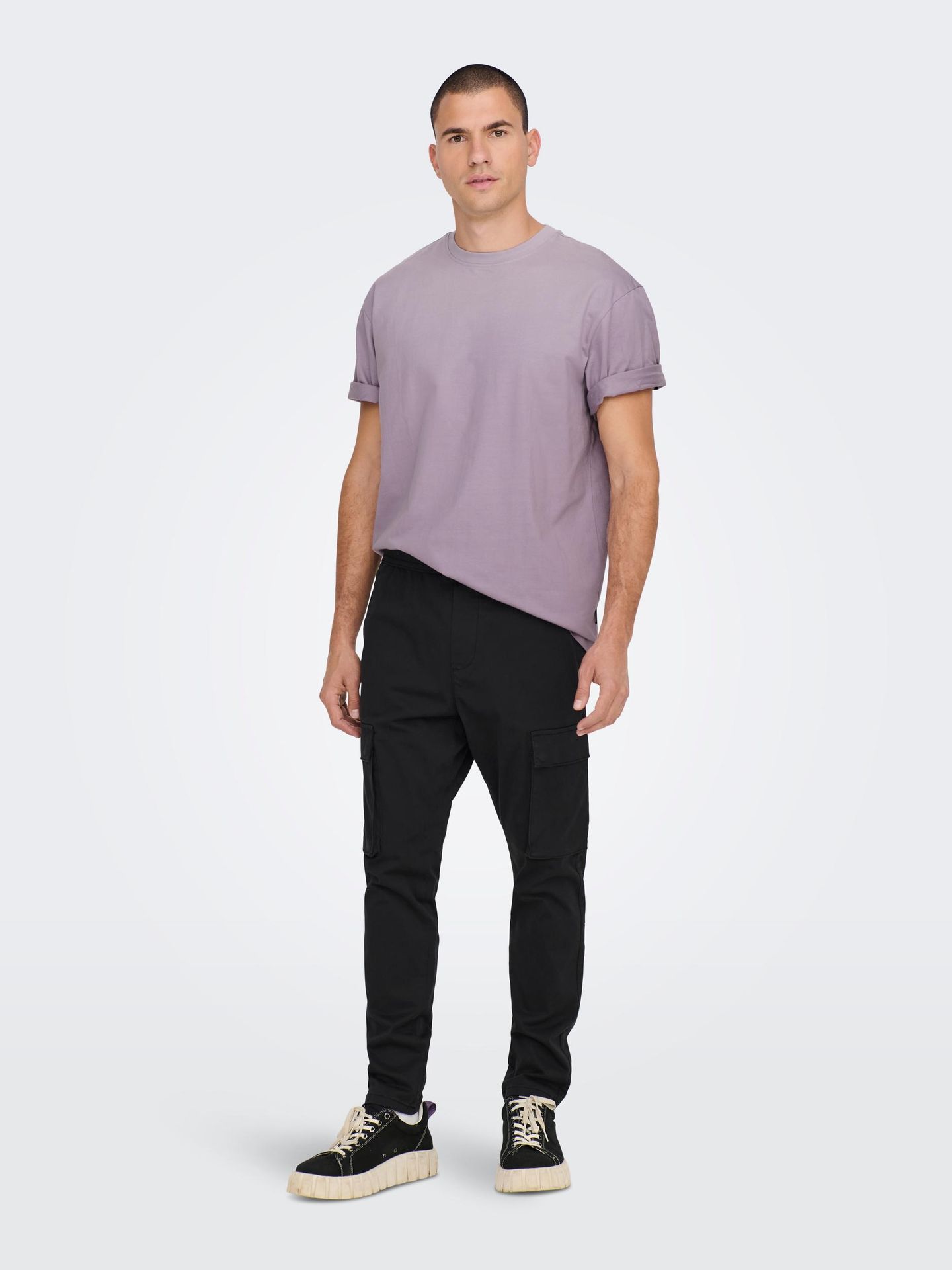 Only & Sons ONSFRED RLX SS TEE NOOS Purple Ash 2900135105046