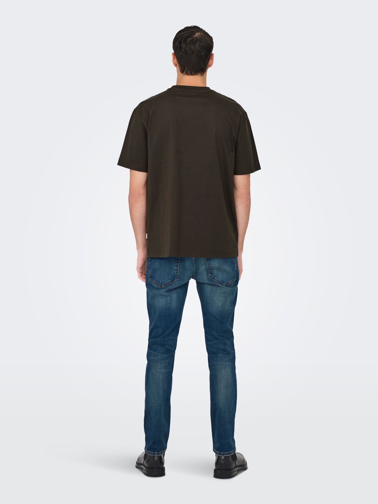 Only & Sons ONSFRED RLX SS TEE NOOS Mulch 2900158695050