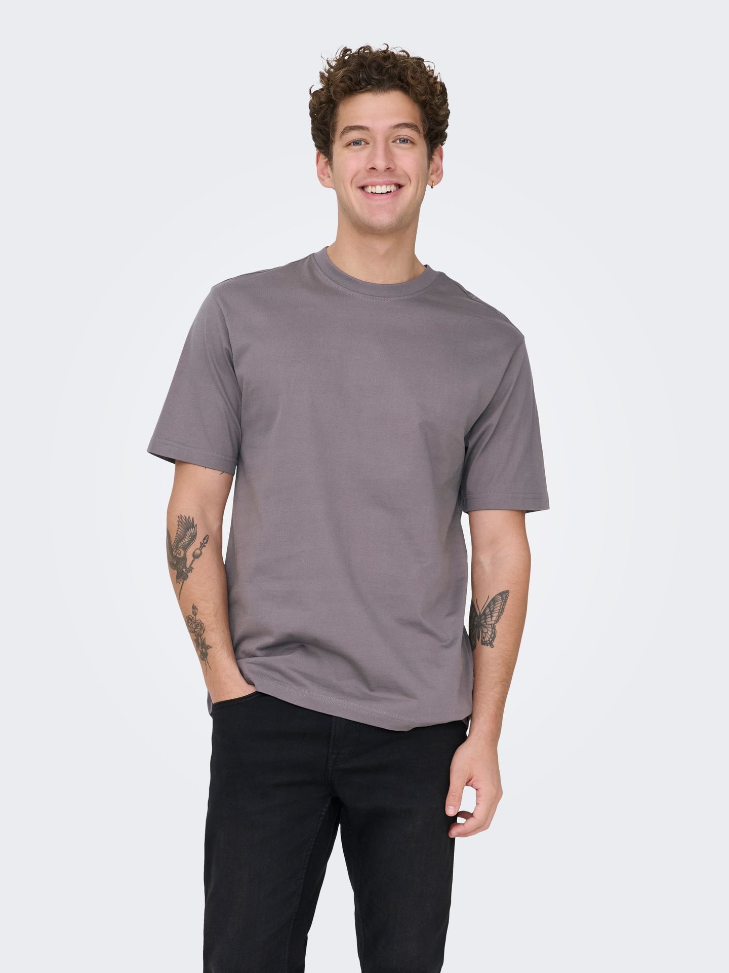 Only & Sons ONSFRED RLX SS TEE NOOS Rabbit 2900161938045