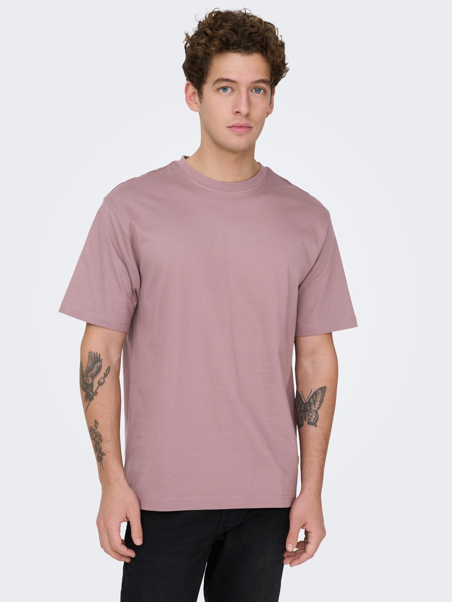 Only & Sons ONSFRED RLX SS TEE NOOS Twilight Mauve 2900161939035