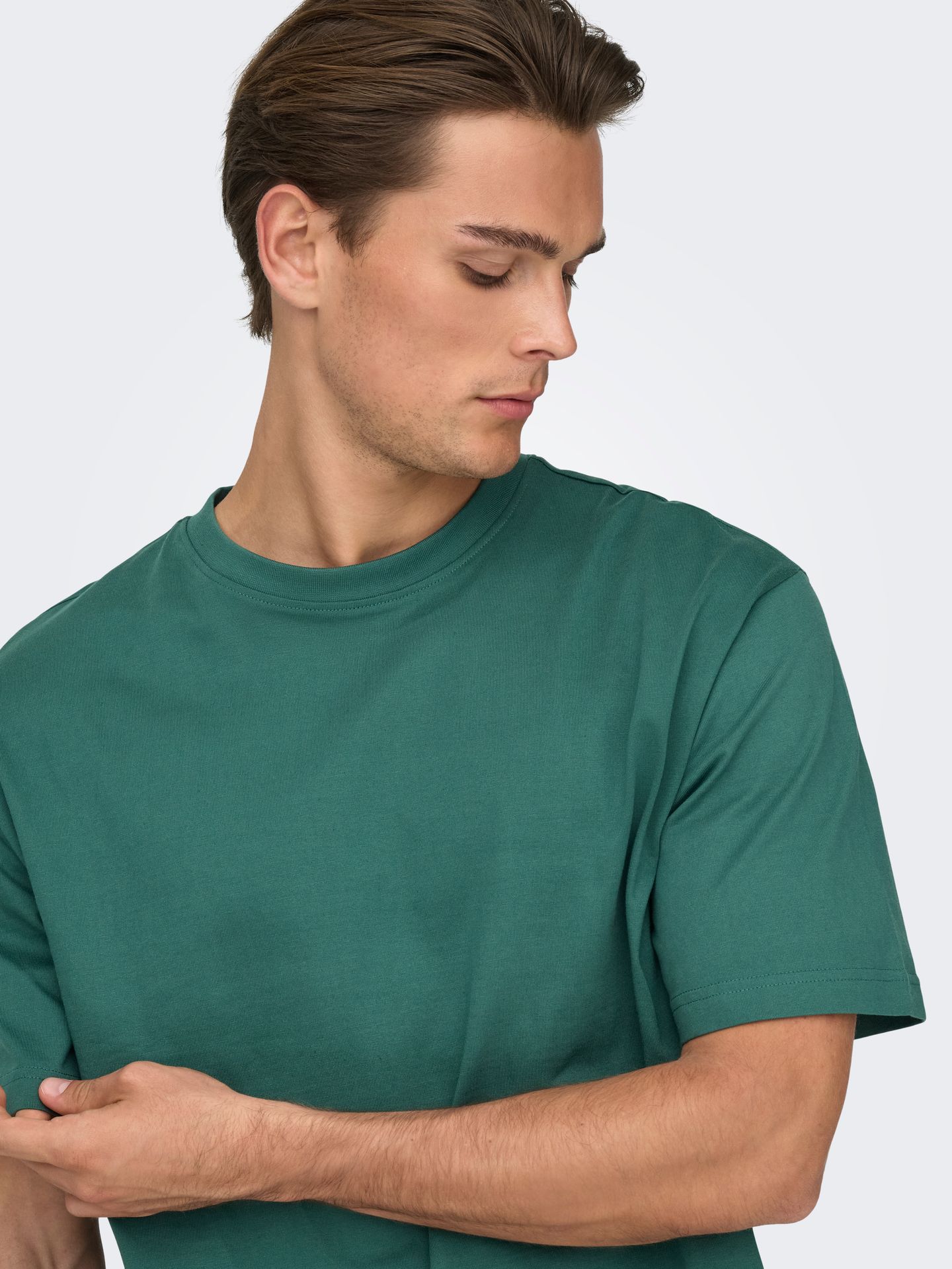 Only & Sons ONSFRED RLX SS TEE NOOS Mallard Green 2900167385027