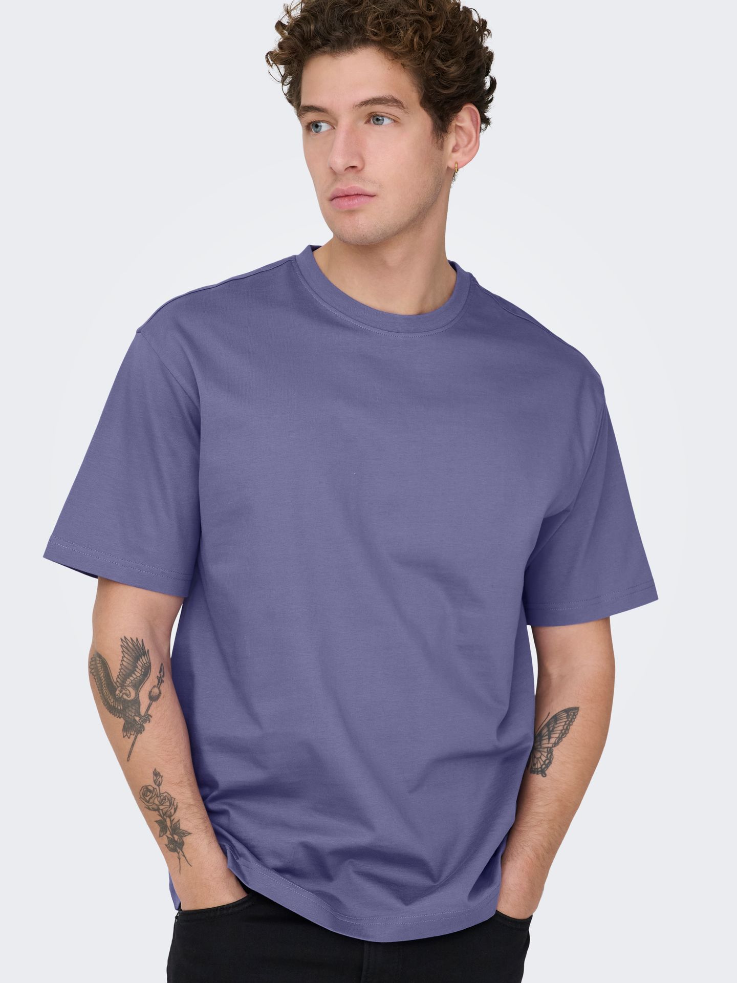 Only & Sons ONSFRED RLX SS TEE NOOS Twilight Purple 2900167384044