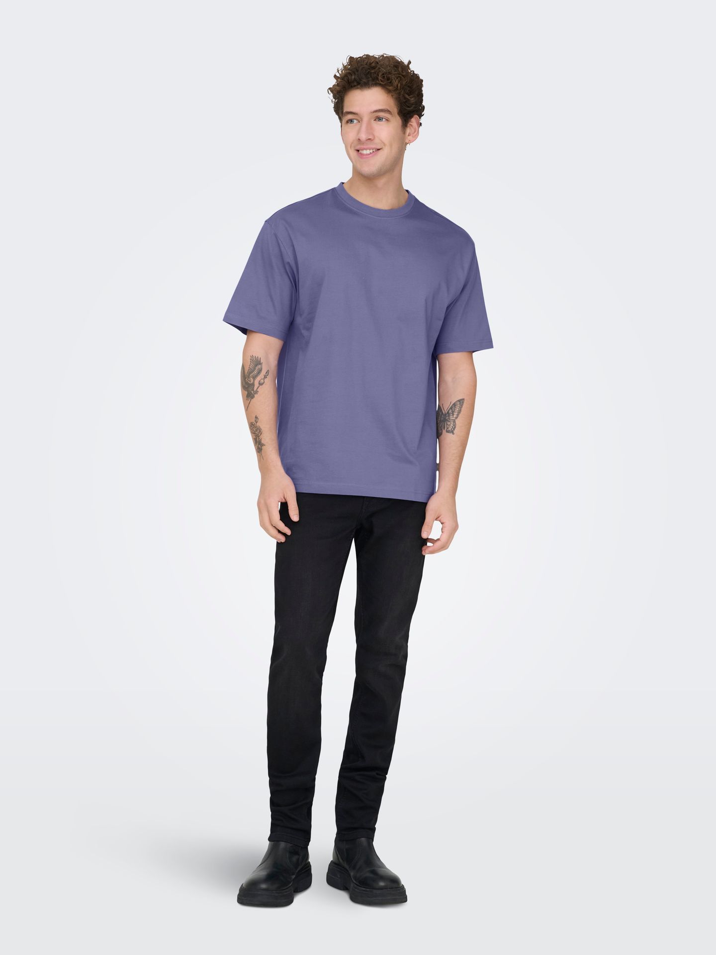 Only & Sons ONSFRED RLX SS TEE NOOS Twilight Purple 2900167384044