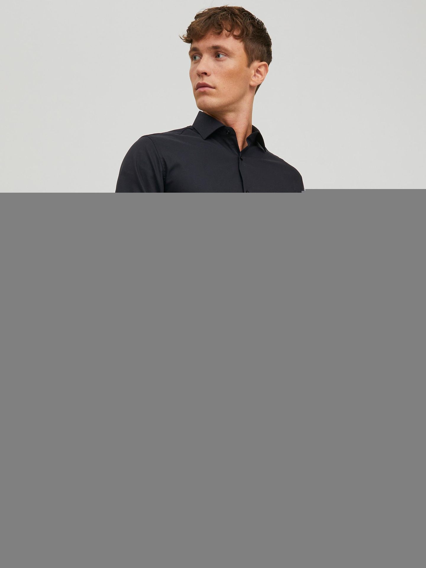 Jack & Jones JPRBLAPARKER SHIRT L/S NOOS Black/Black & Black 2900135112044