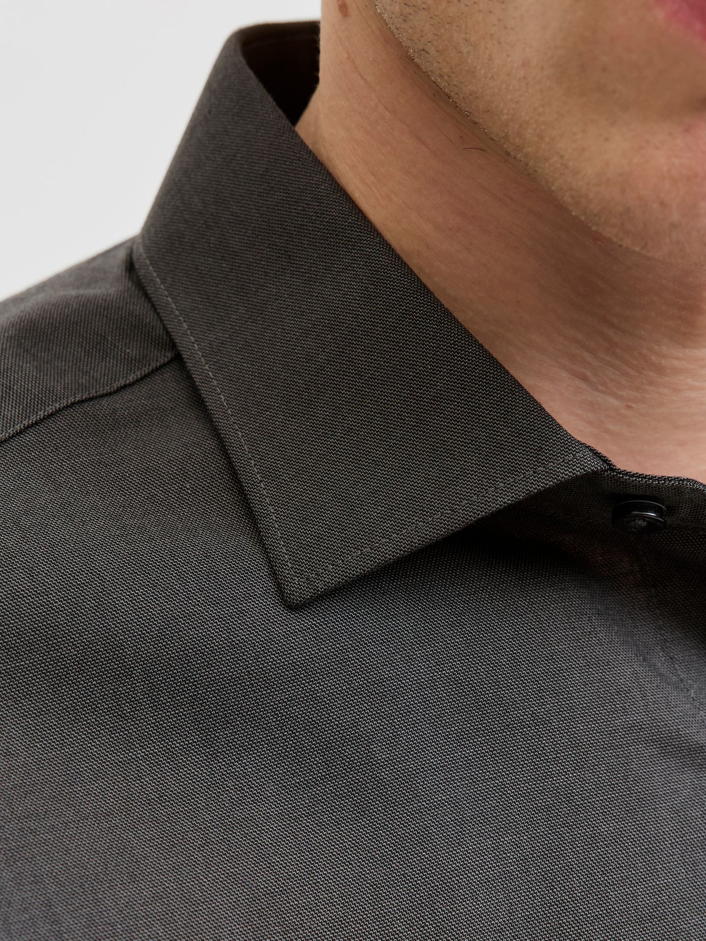 Jack & Jones JPRBLAPARKER SHIRT L/S NOOS Dark Grey Melange/STRUCTURE 2900158342015