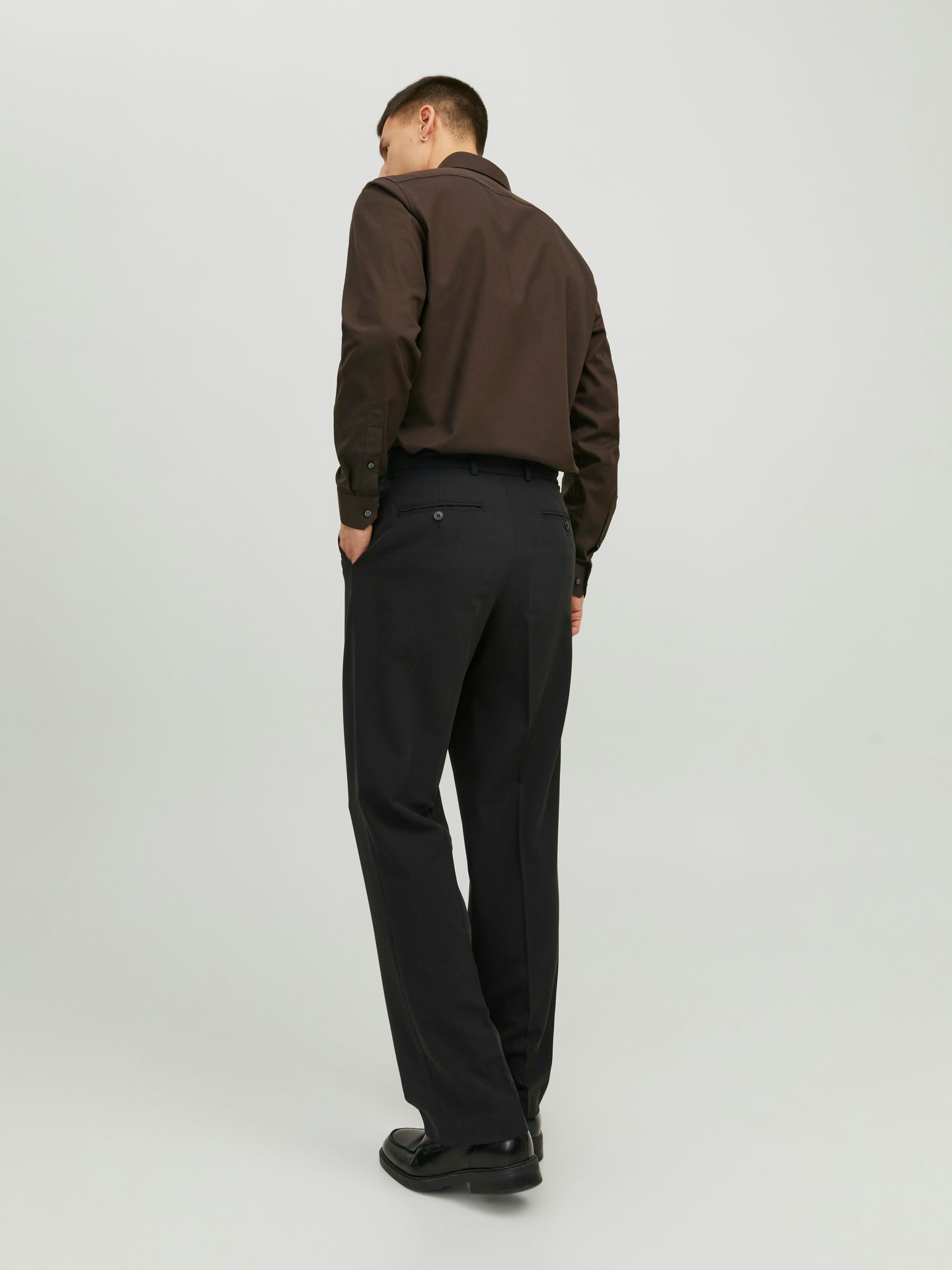 Jack & Jones JPRBLAPARKER SHIRT L/S NOOS Chocolate Torte/SLIM FIT 2900167990023