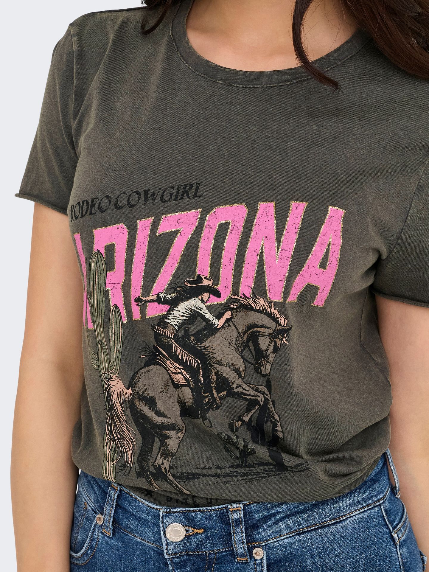 Only ONLLUCY REG S/S TOP JRS NOOS Magnet/Texana arizona 2900158099025