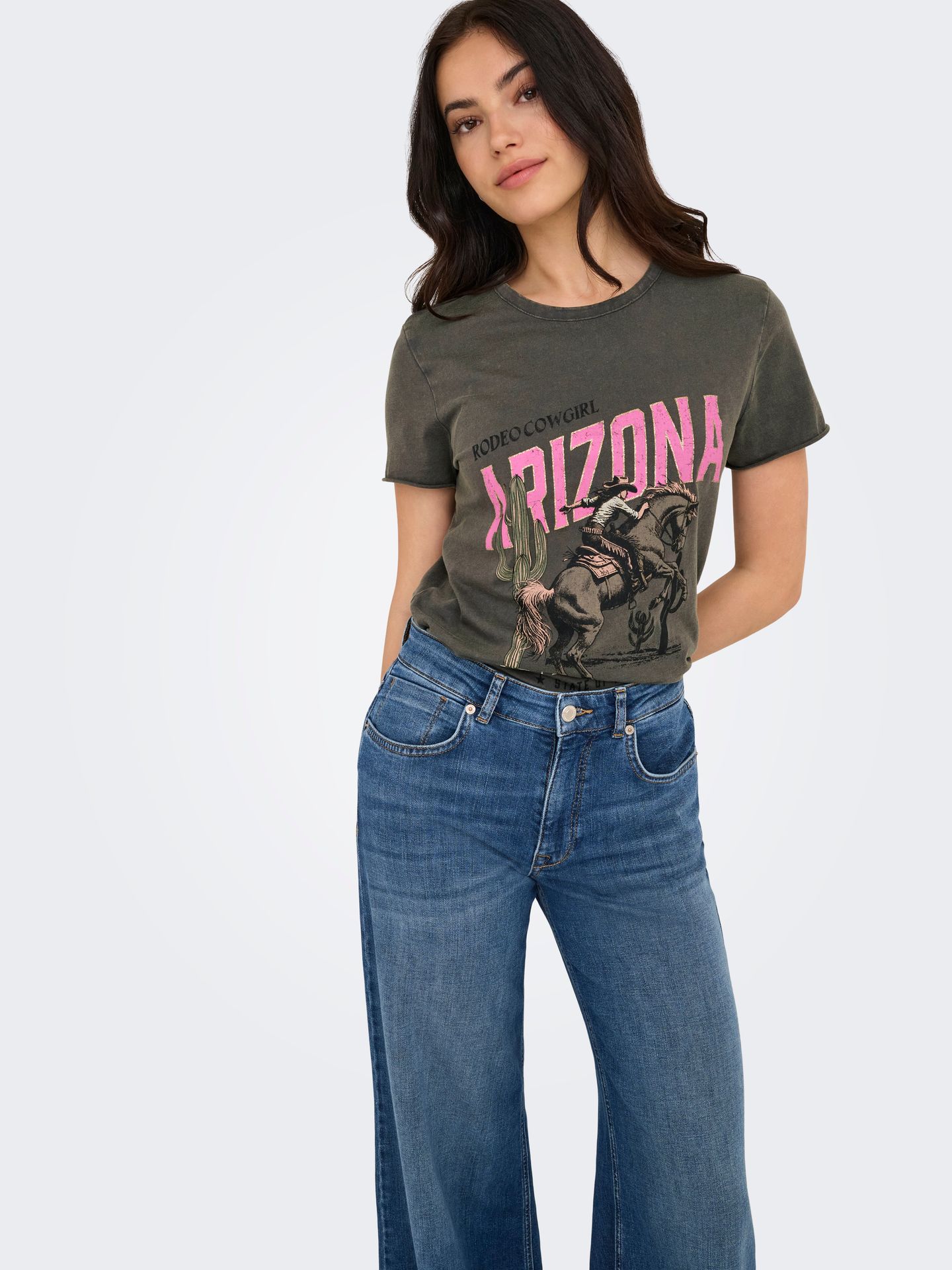 Only ONLLUCY REG S/S TOP JRS NOOS Magnet/Texana arizona 2900158099025