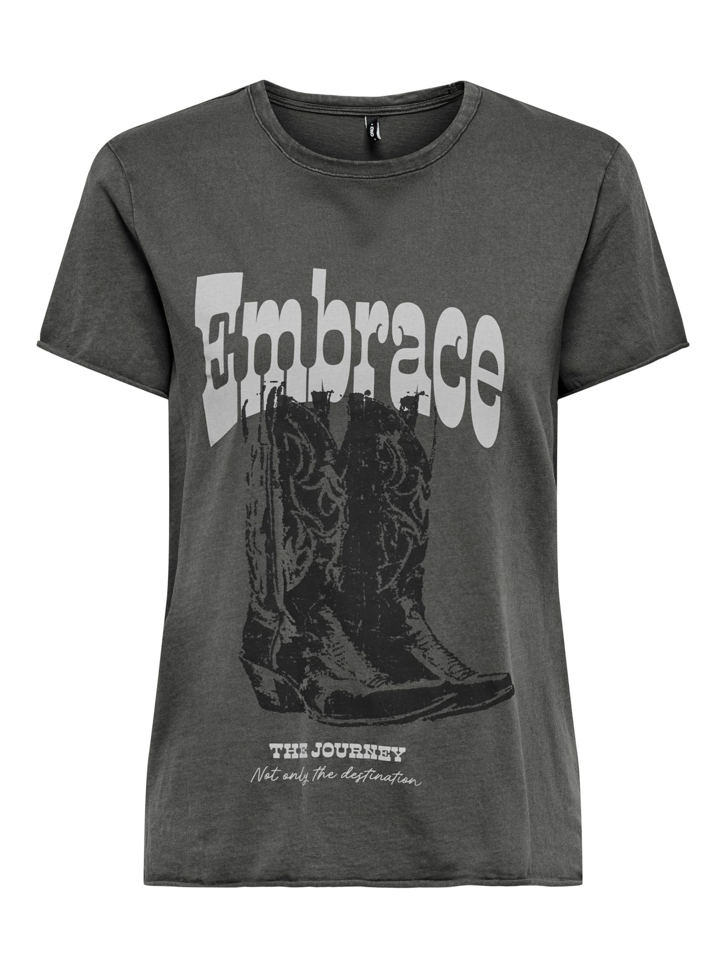 Only ONLLUCY REG S/S TOP JRS NOOS Gunmetal/Journey 00102050-EKA26011400003007