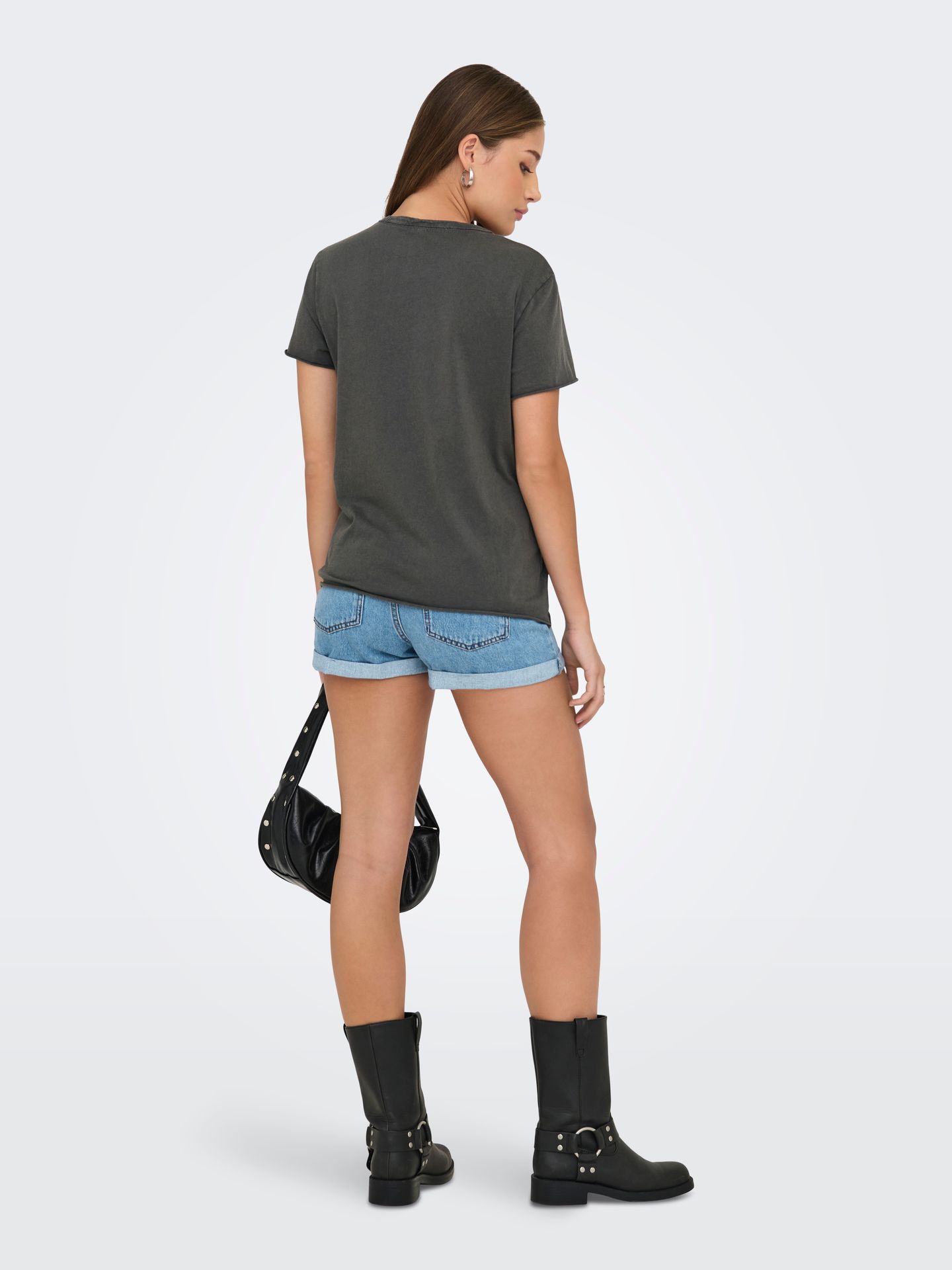 Only ONLLUCY REG S/S TOP JRS NOOS Gunmetal/Journey 2900158100035