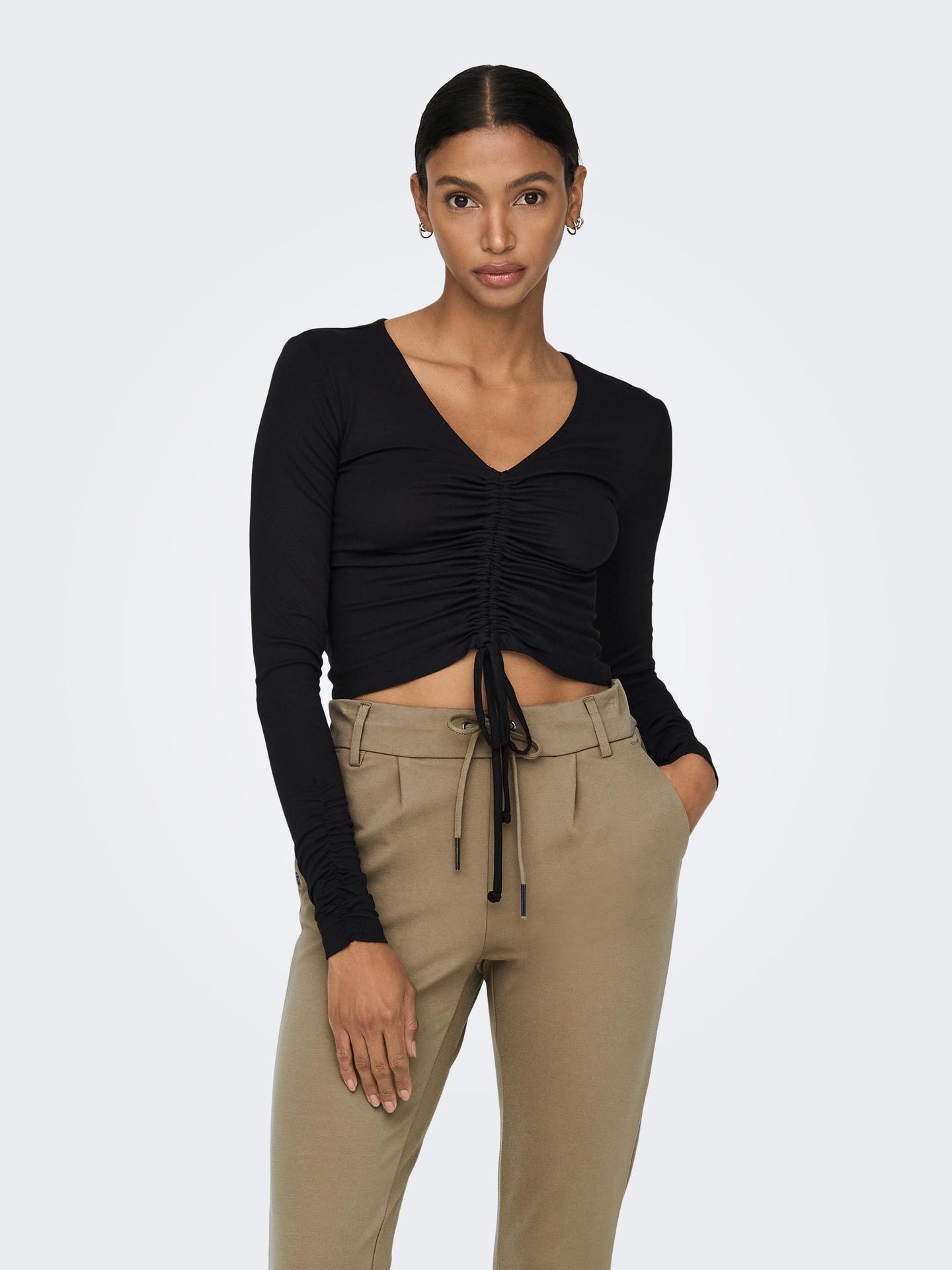 Only ONLPOPTRASH LIFE EASY COL PANT PNT Caribou 2900141901021