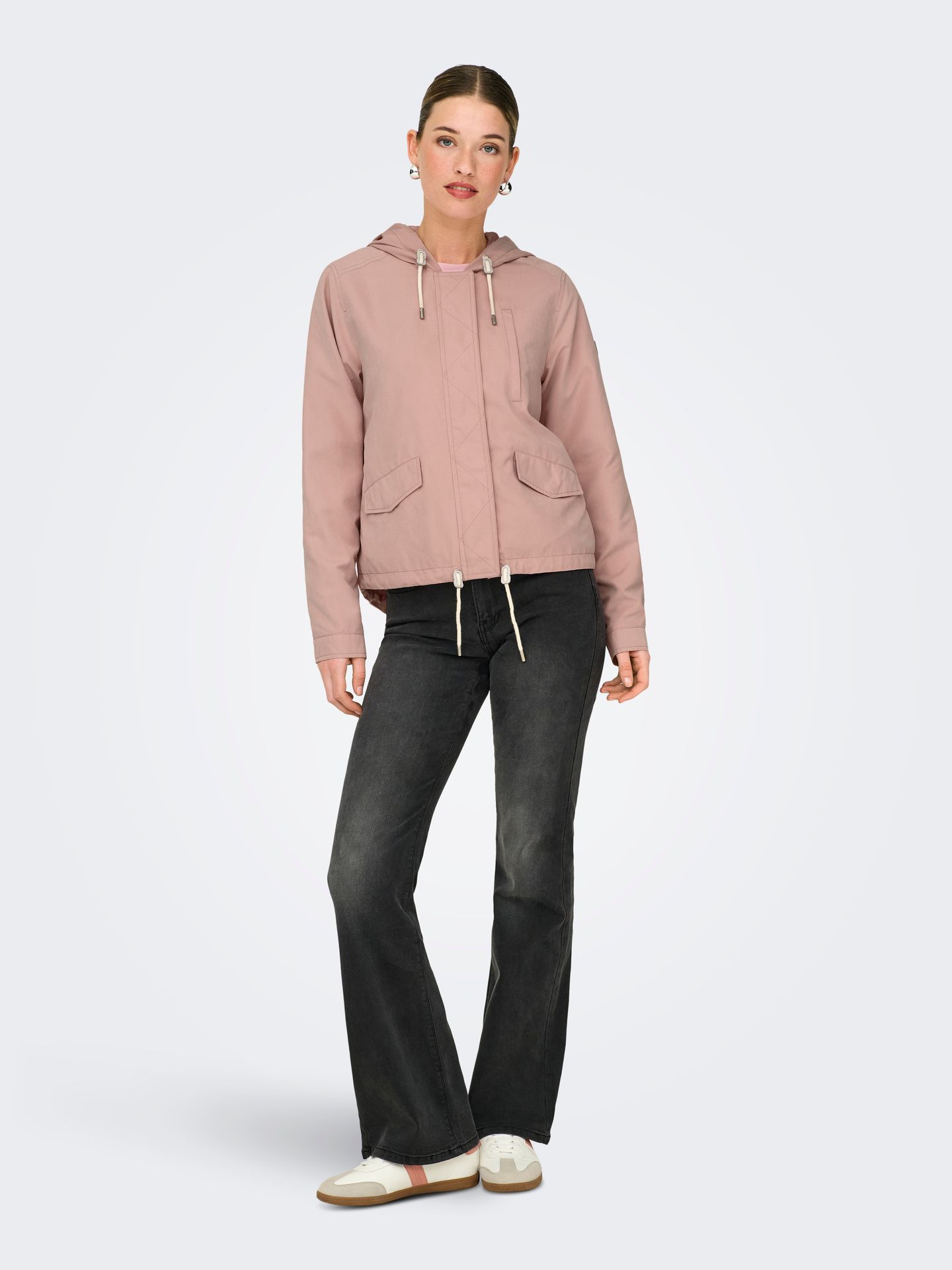 Only ONLSKYLAR HOOD SPRING JACKET CC OTW Misty Rose 2900162947039